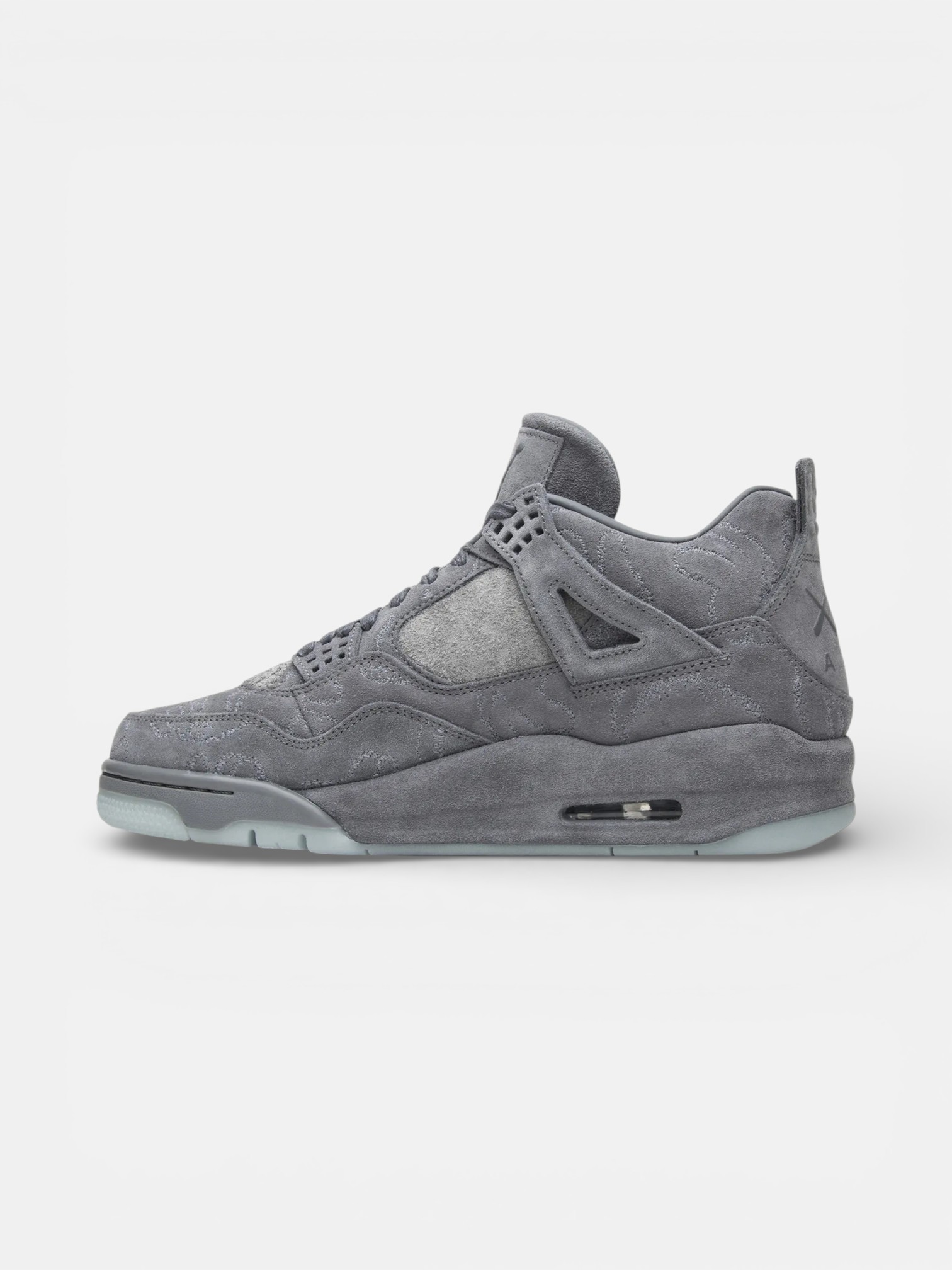 Jordan Jordan 4 Retro KAWS – close-up detail view in premium quality with AA+ craftsmanship