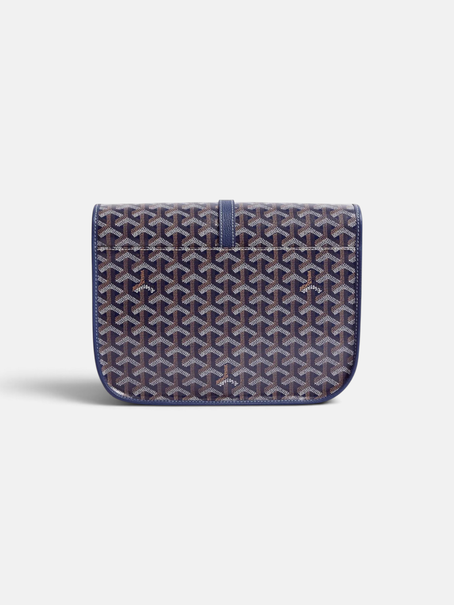 Goyard Goyard Belvedere MM Bag Navy Blue – side profile view in premium quality with AA+ craftsmanship
