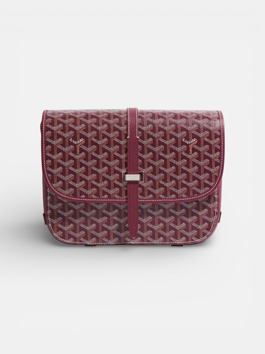 Goyard Belvedere MM Bag Burgundy - Preview