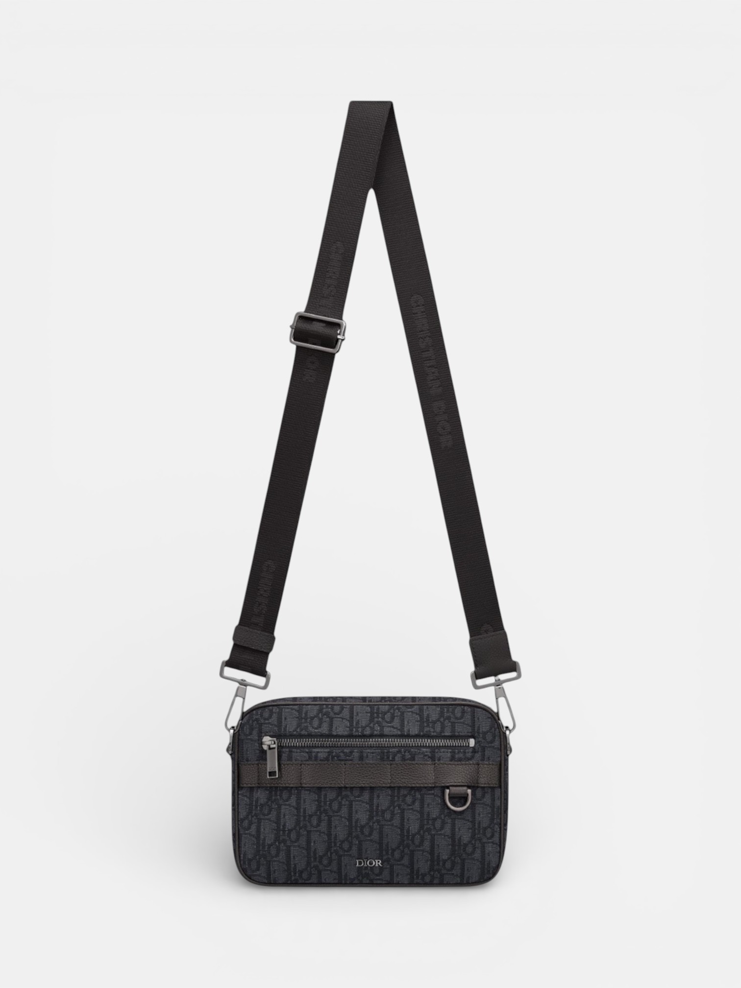 Dior Dior Messenger Bag Black – detail view in premium quality with AA+ craftsmanship