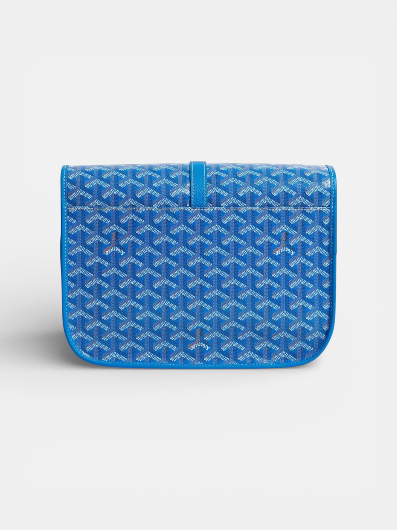 Goyard Goyard Belvedere MM Bag Sky Blue – close-up detail view in premium quality with AA+ craftsmanship