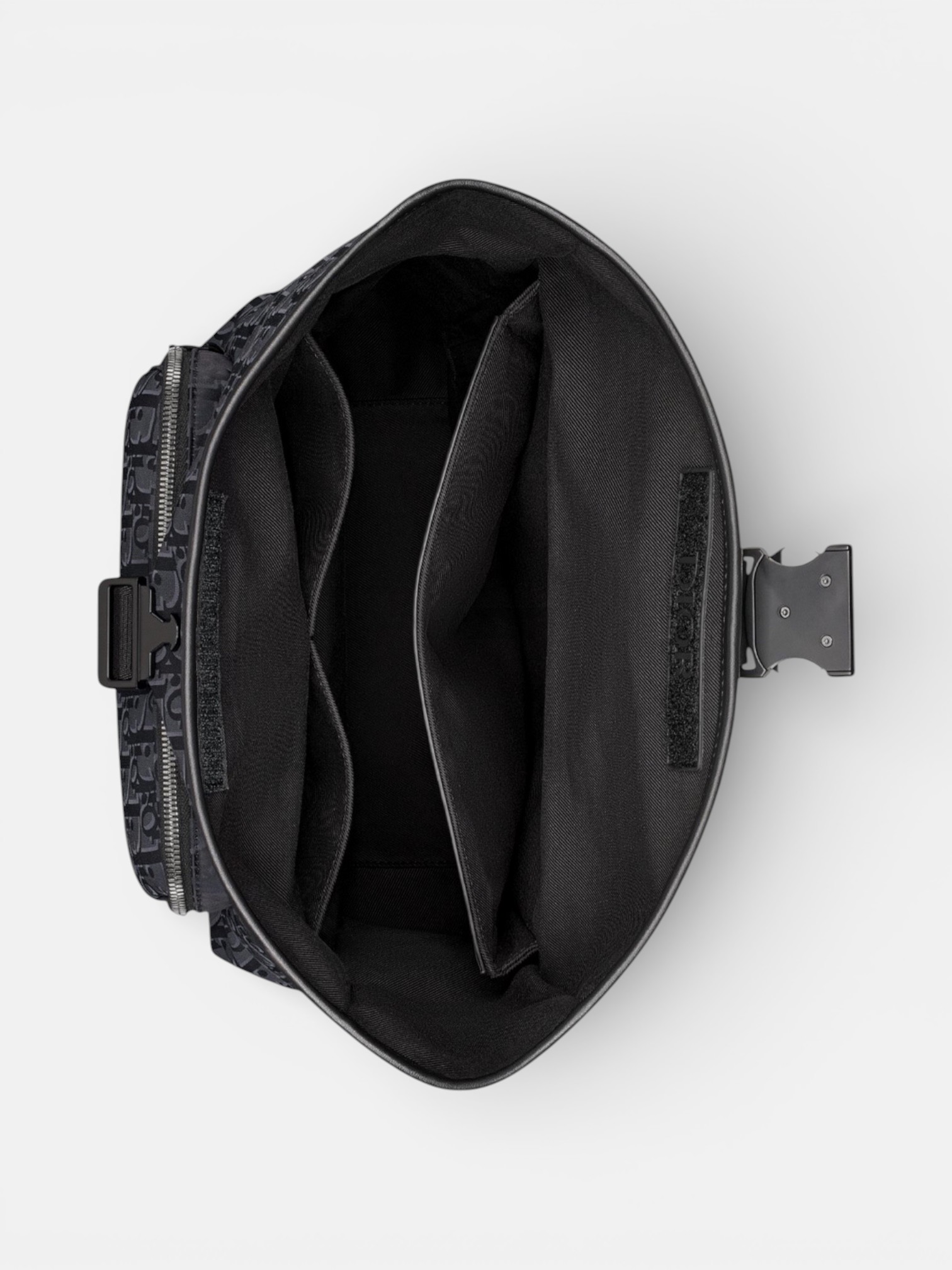 Dior Dior Trek Roll Top Backpack Black – back view in premium quality with AA+ craftsmanship