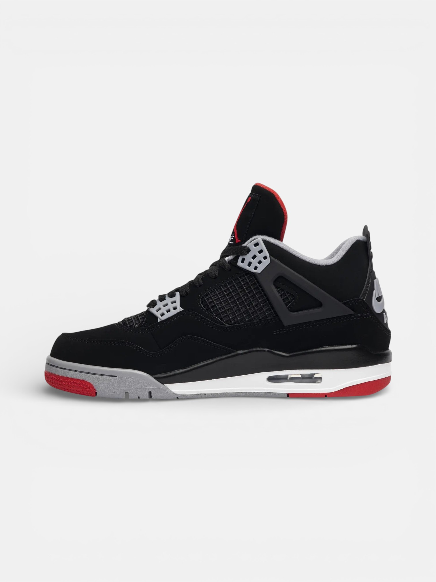 Jordan Jordan 4 Retro OG Bred – close-up detail view in premium quality with AA+ craftsmanship