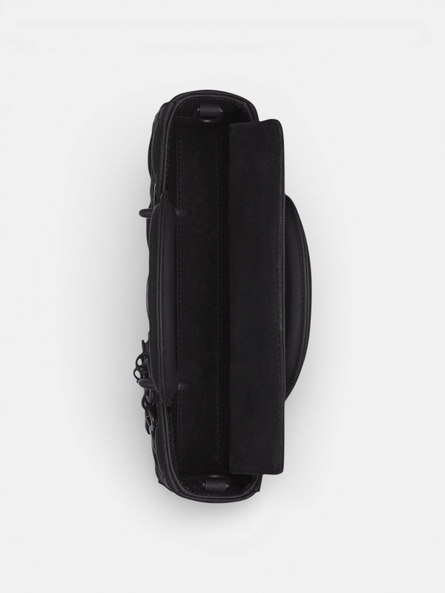Dior Dior Small Lady D-Joy Bag Ultramatte Black – back view in premium quality with AA+ craftsmanship