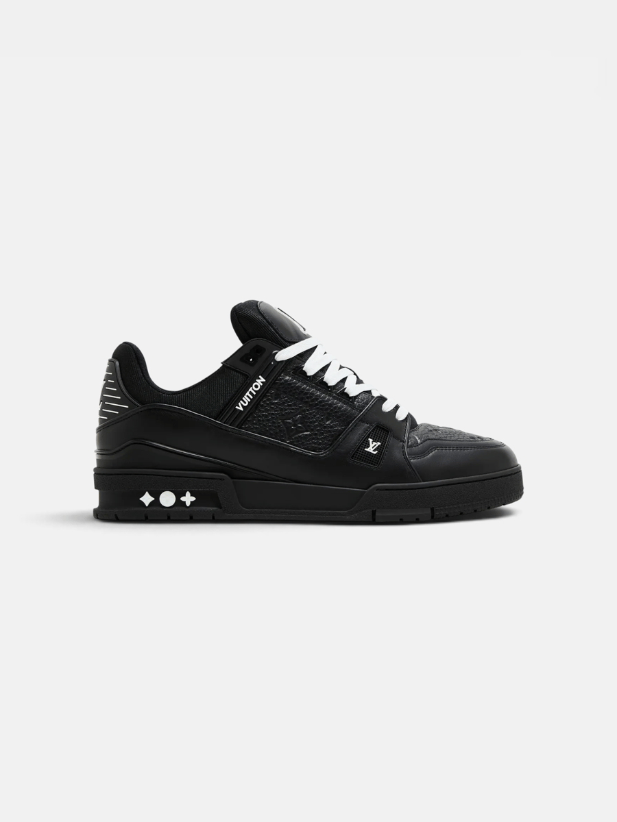 Louis Vuitton Trainer Embossed Monogram Black