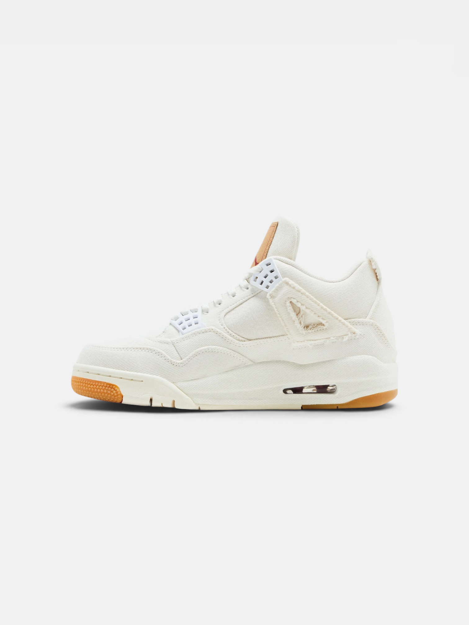 Jordan Jordan 4 Retro White Denim – side profile view in premium quality with AA+ craftsmanship