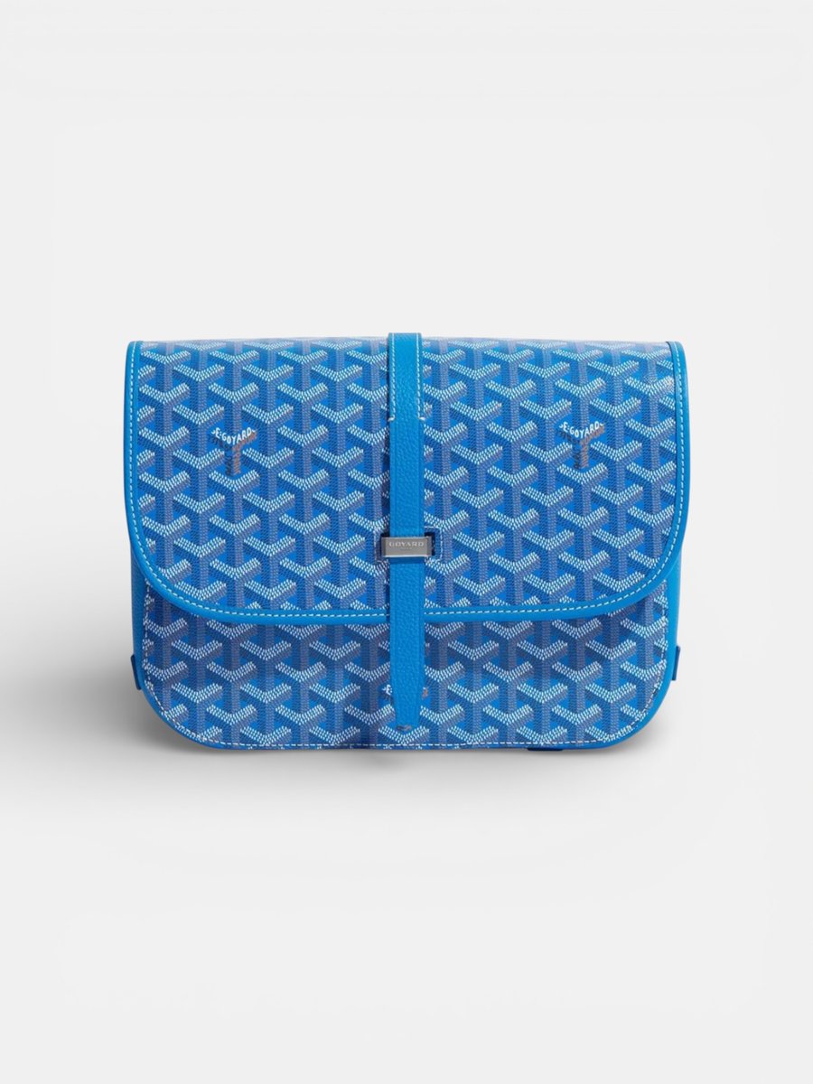 Goyard Belvedere MM Bag Sky Blue - Preview
