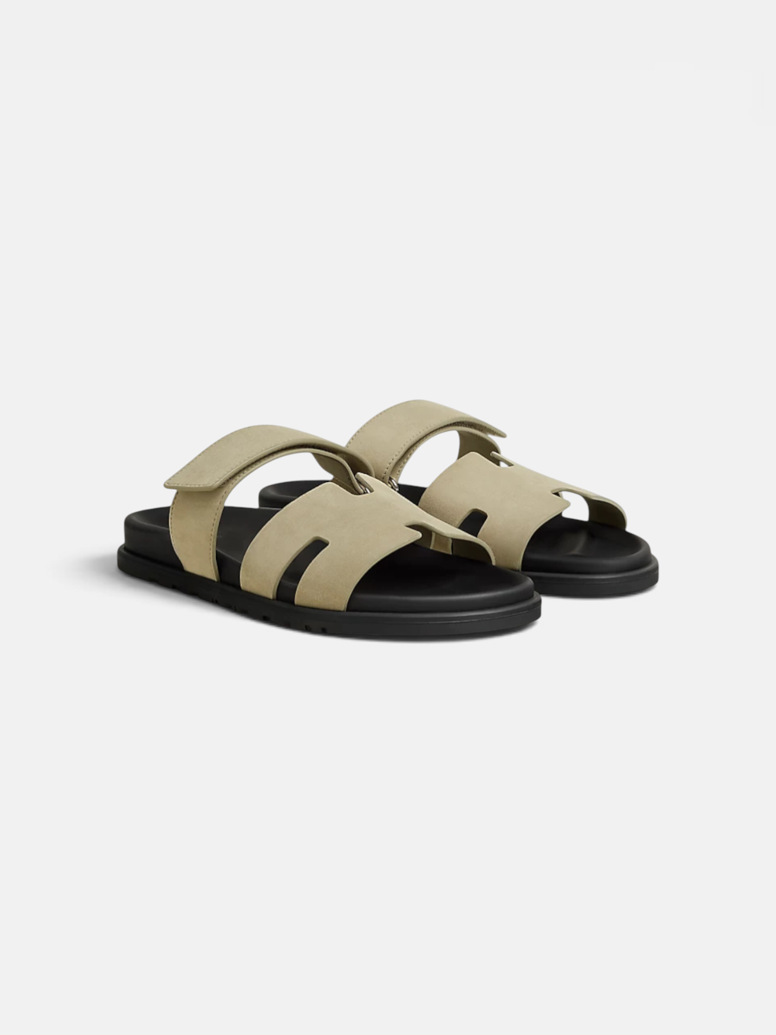 Hermes Hermes Chypre Sandal Vert Mosaique – close-up detail view in premium quality with AA+ craftsmanship