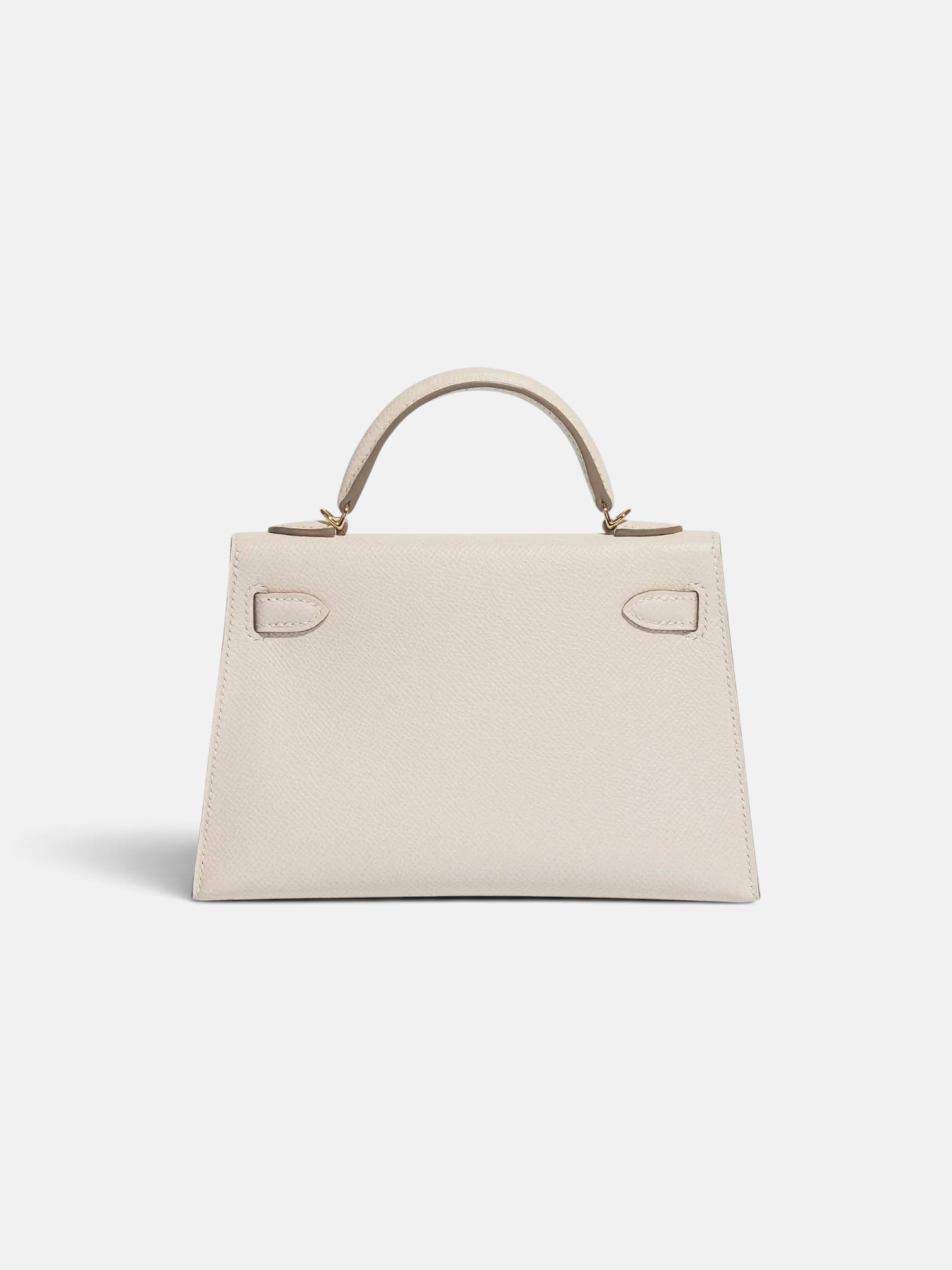 Hermes Hermes Kelly Mini Epsom Craie – side profile view in premium quality with AA+ craftsmanship