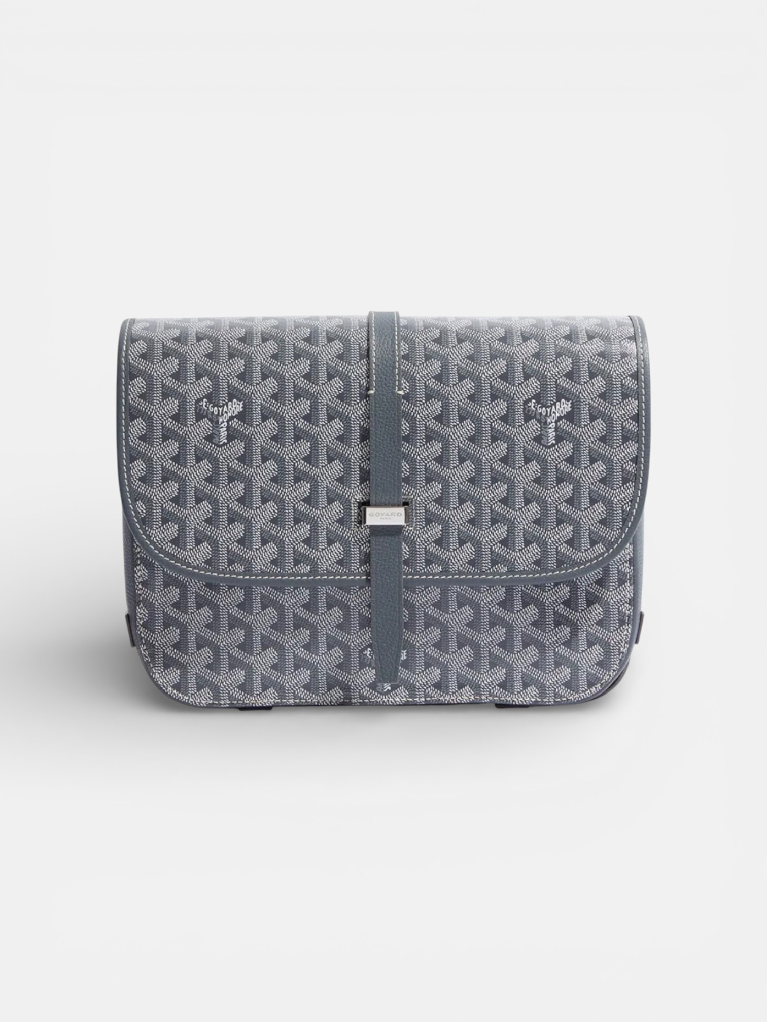 Goyard Goyard Belvedere MM Bag Grey – side profile view in premium quality with AA+ craftsmanship