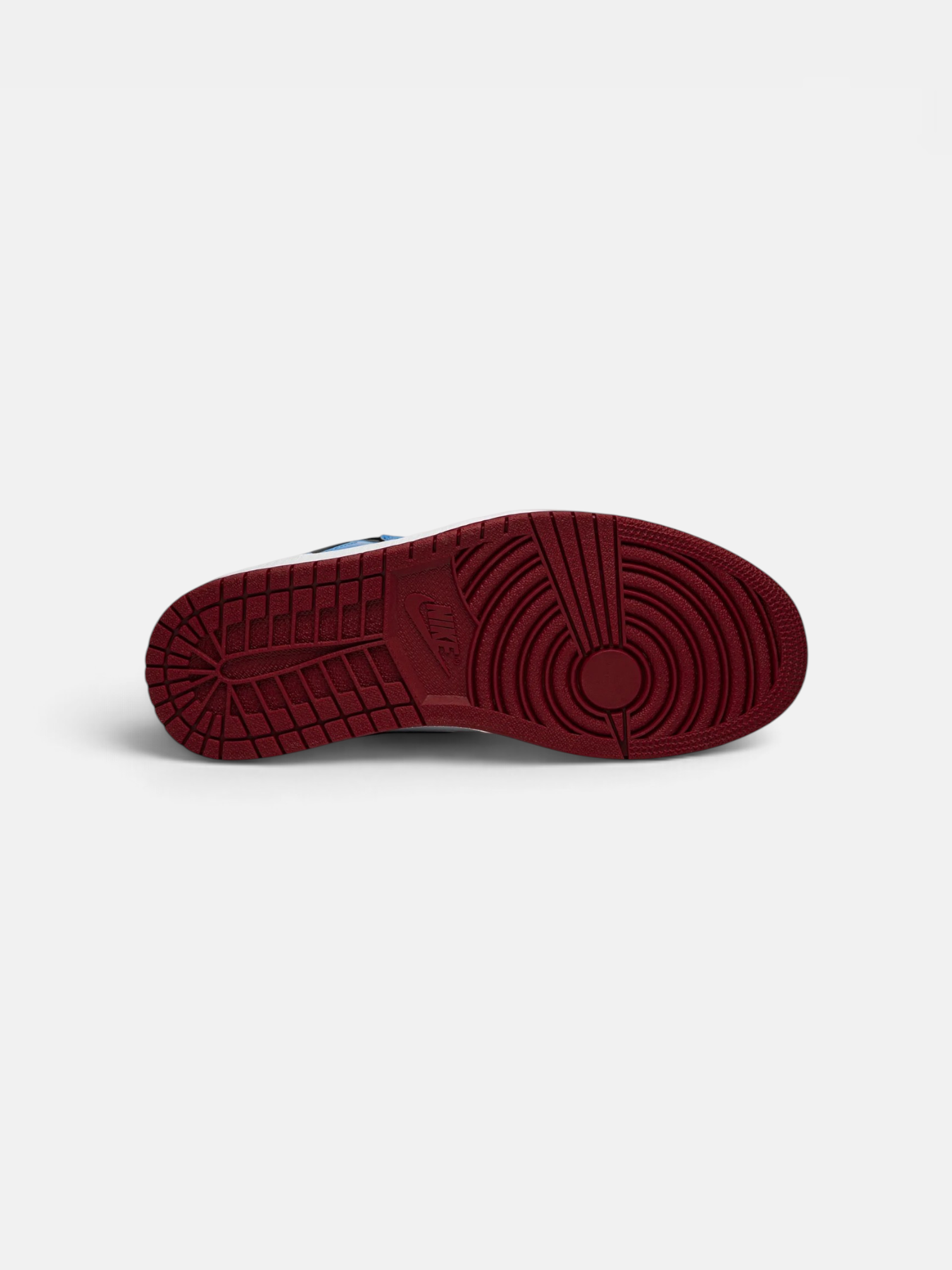 Jordan Jordan 1 Retro High Fearless UNC Chicago – close-up detail view in premium quality with AA+ craftsmanship