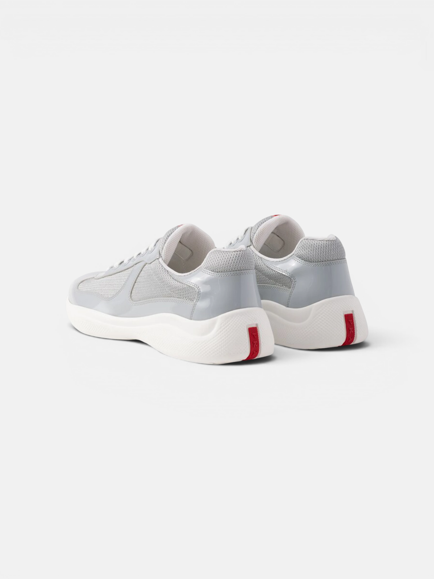 Prada Prada Cups Sneaker Light Grey – side profile view in premium quality with AA+ craftsmanship