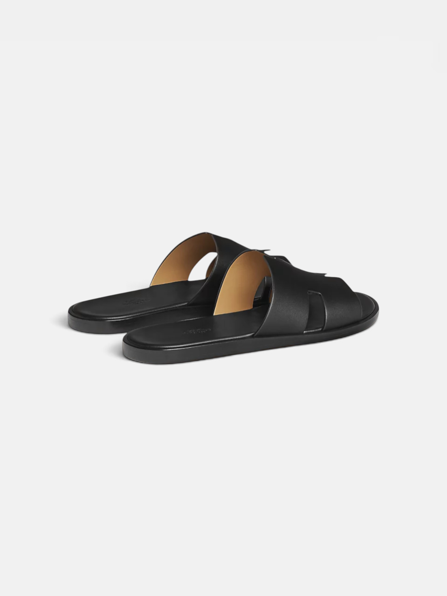 Hermes Hermes Izmir Sandal Noir – close-up detail view in premium quality with AA+ craftsmanship