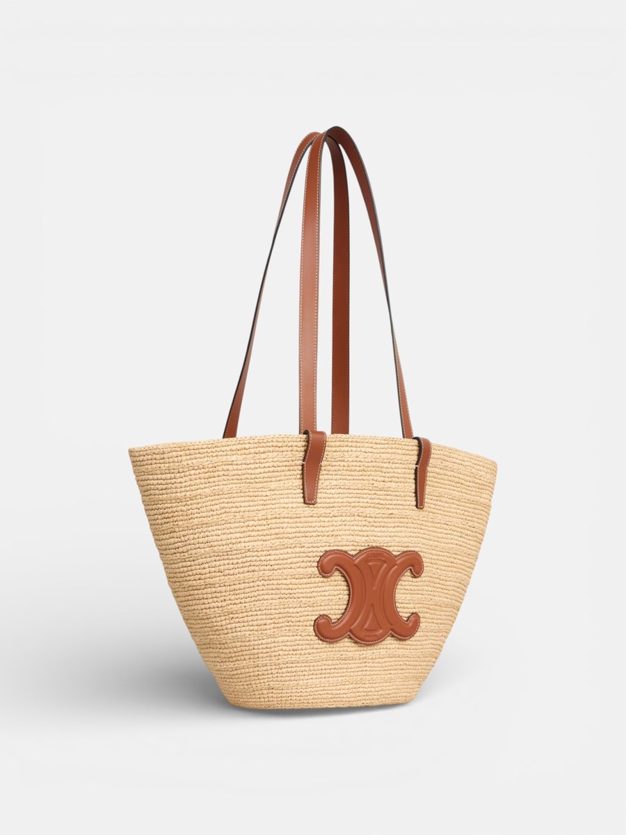 Celine Classic Panier Calfskin Raffia - Preview