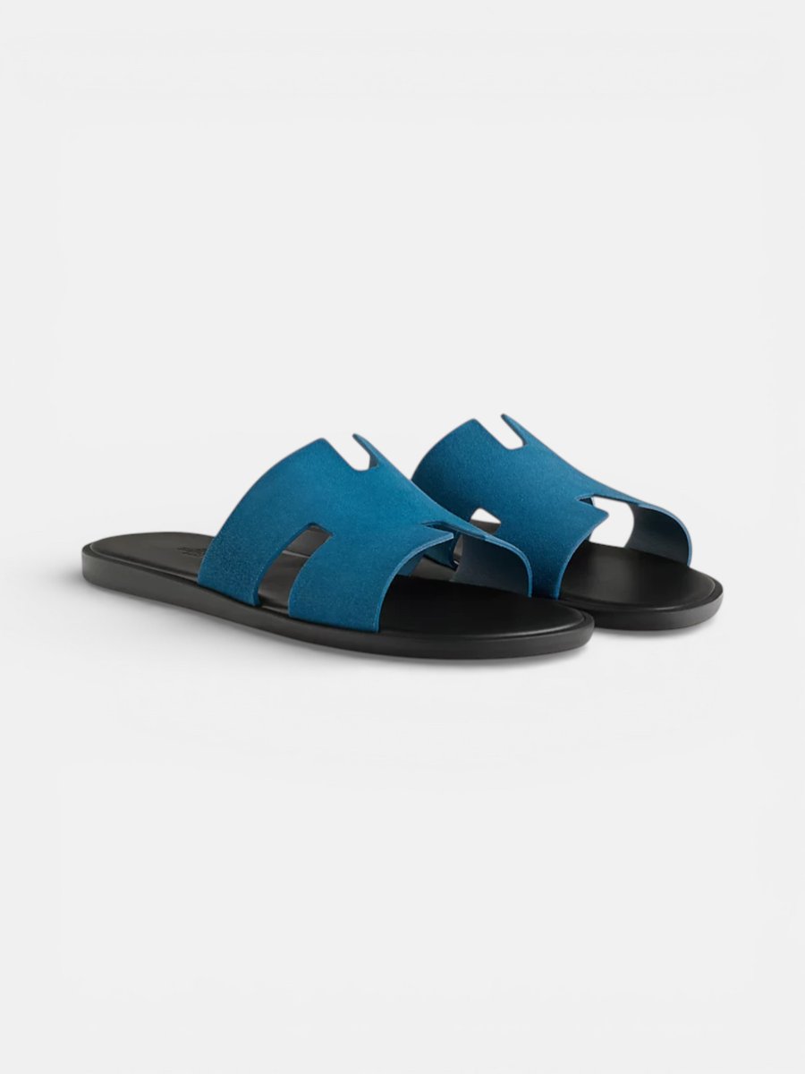 Hermes Izmir Sandal Bleu Bleuet