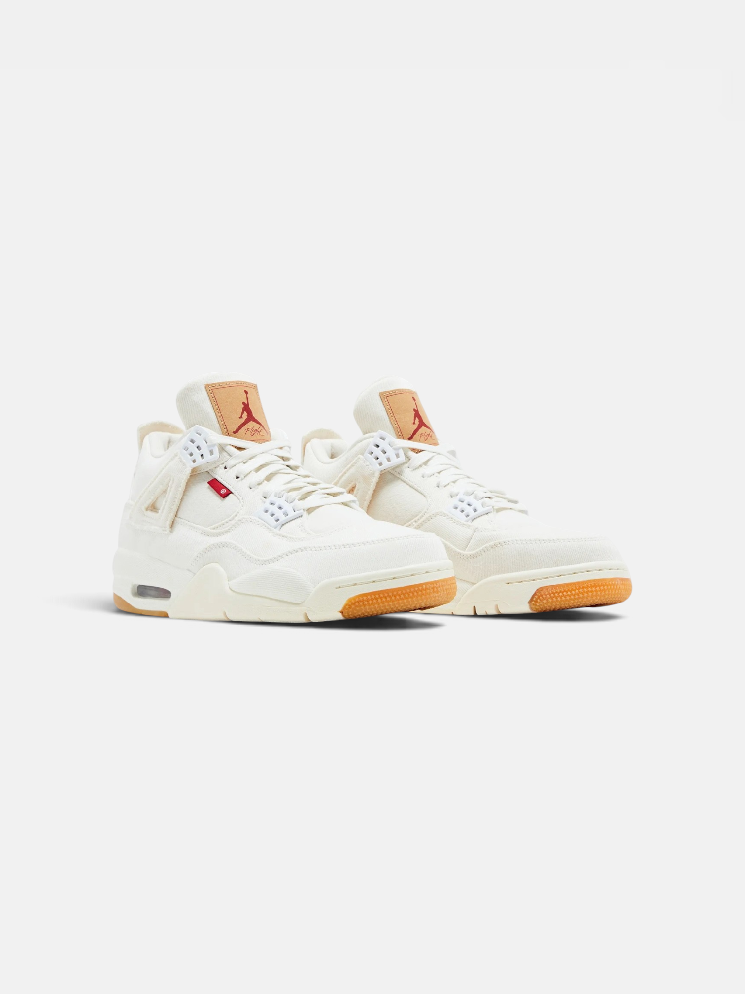 Jordan Jordan 4 Retro White Denim – detail view in premium quality with AA+ craftsmanship
