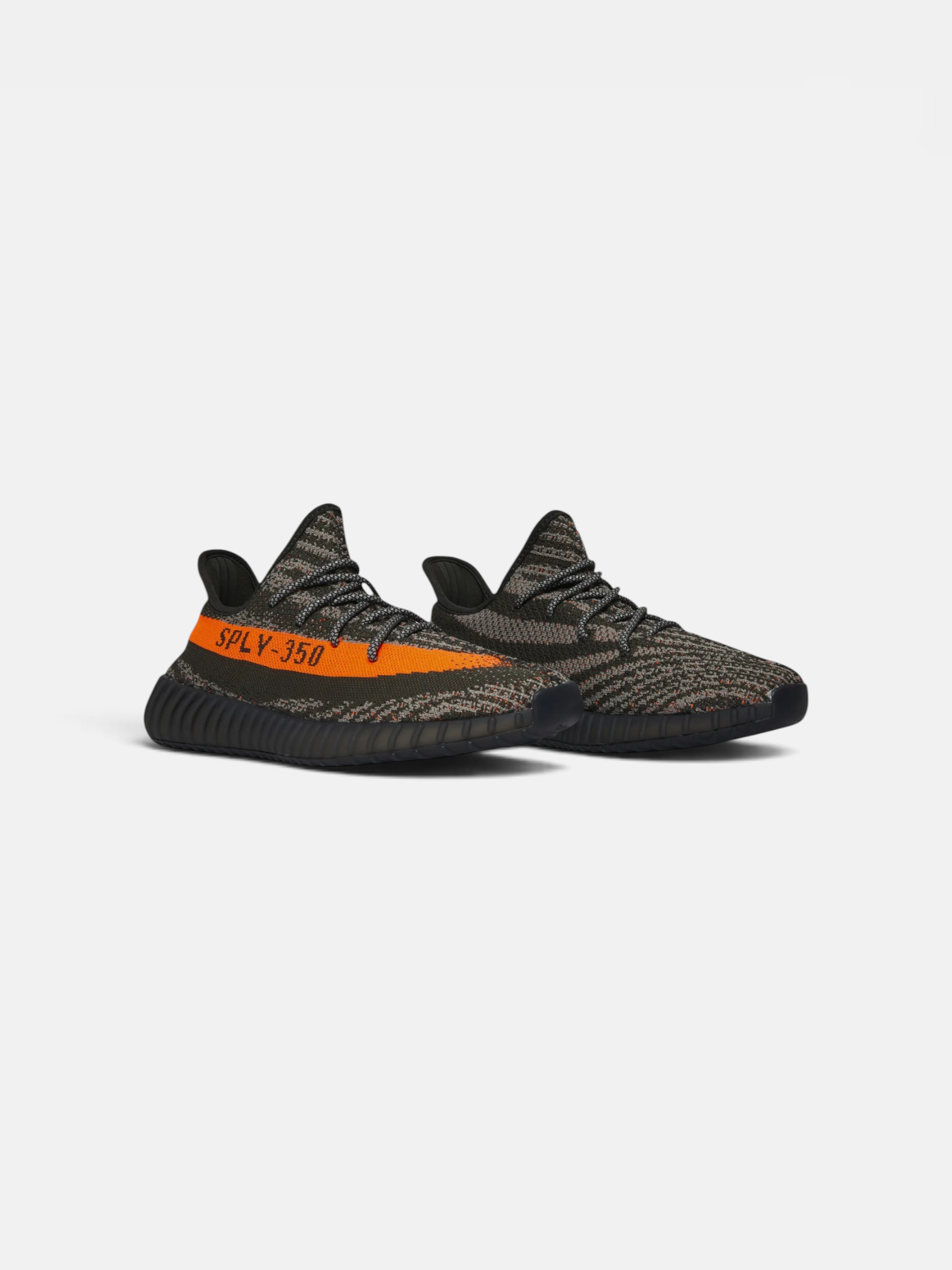 Adidas Adidas Yeezy Boost 350 V2 Carbon Beluga – detail view in premium quality with AA+ craftsmanship