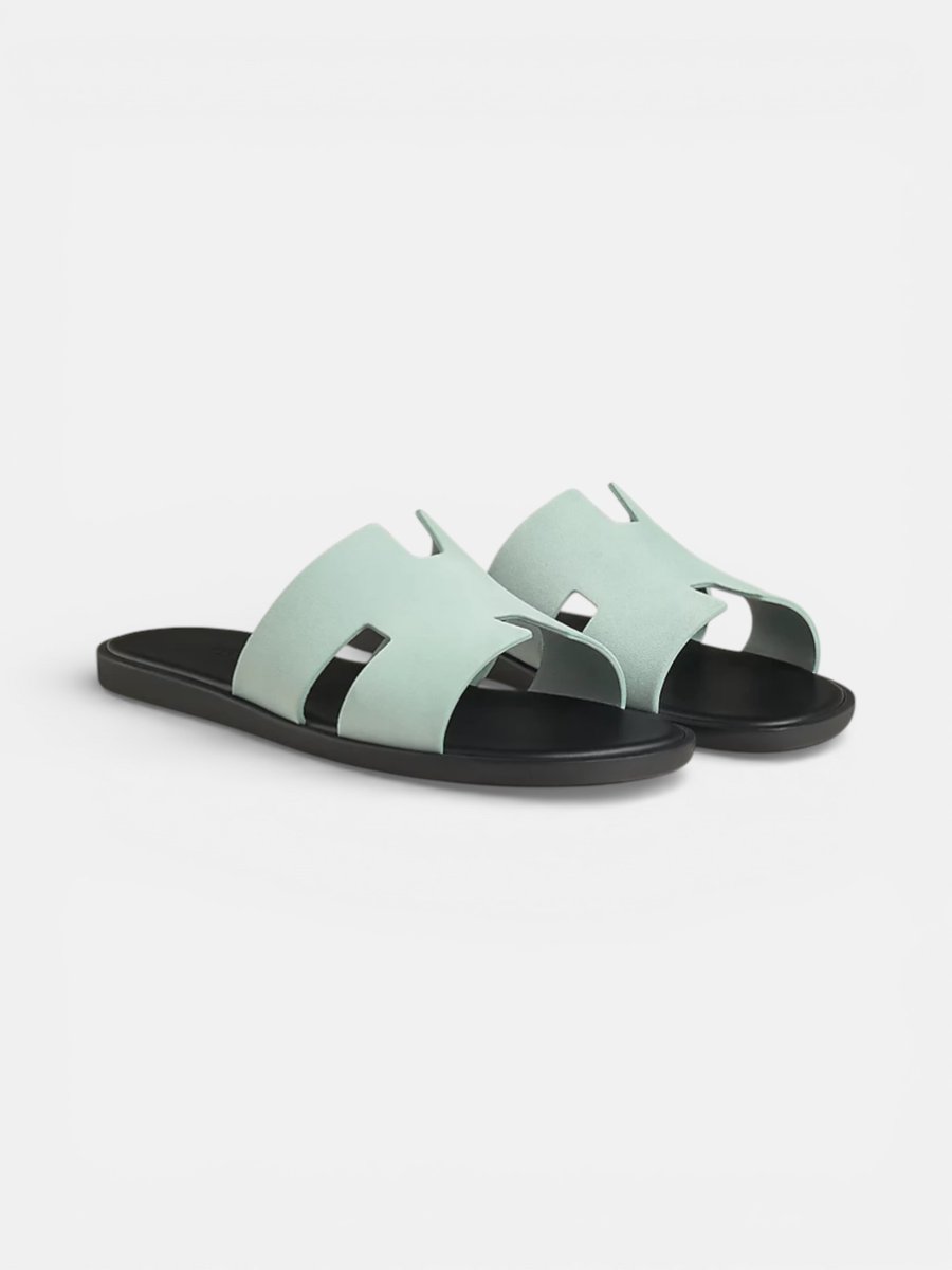 Hermes Izmir Sandal Bleu Glacier