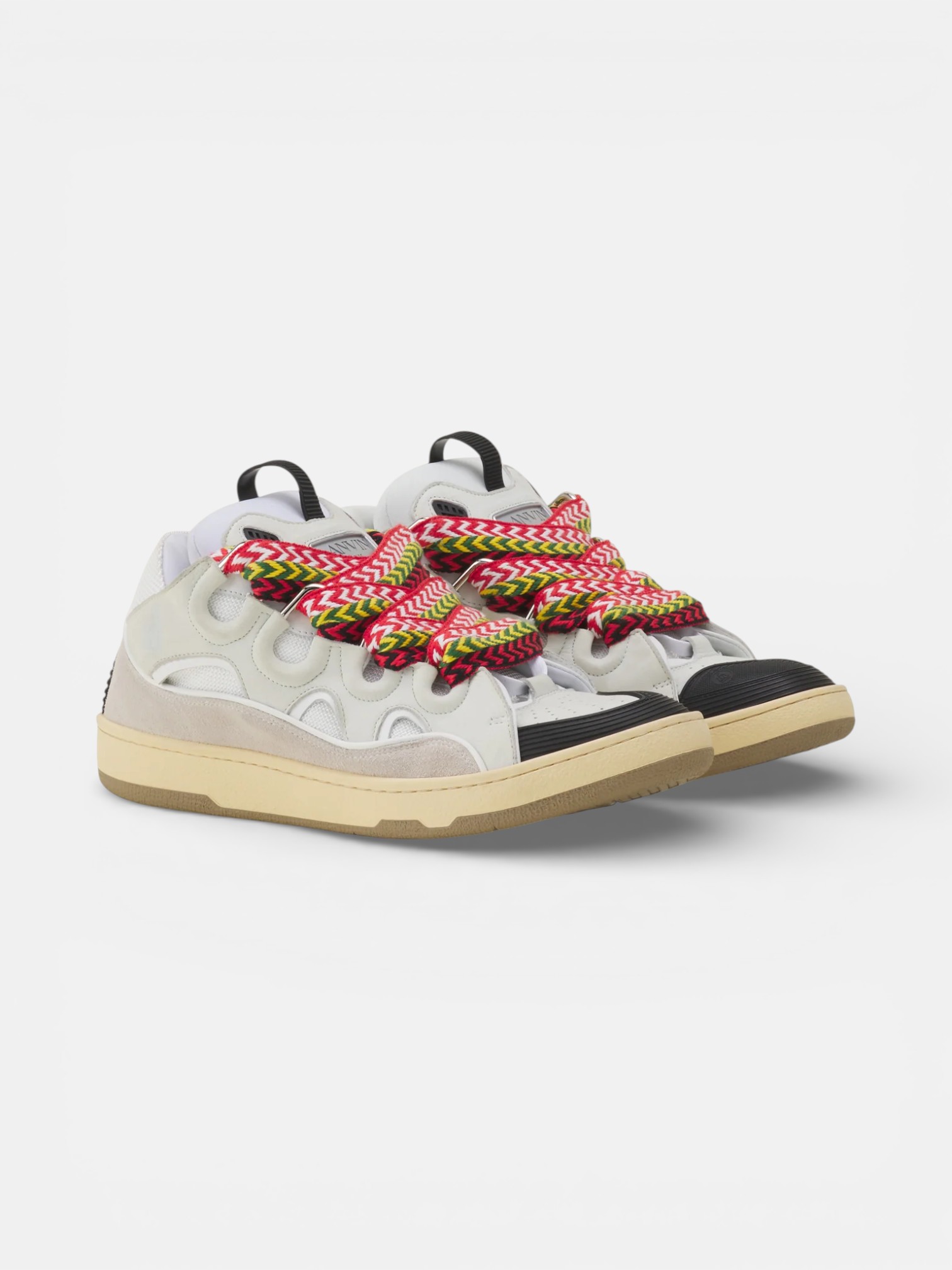 Lanvin Lanvin Curb Sneaker White Blanc – side profile view in premium quality with AA+ craftsmanship