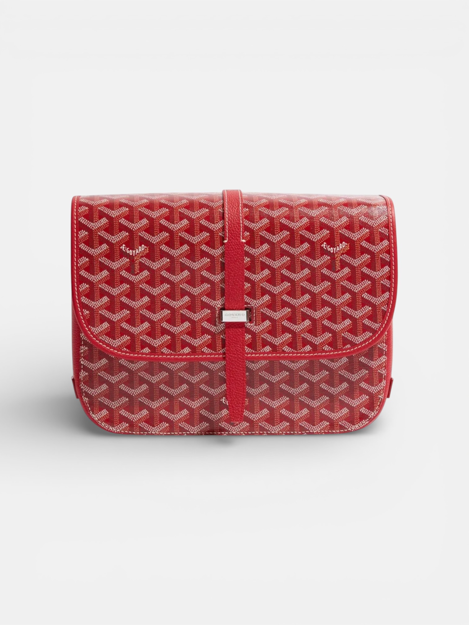 Goyard Goyard Belvedere MM Red – side profile view in premium quality with AA+ craftsmanship