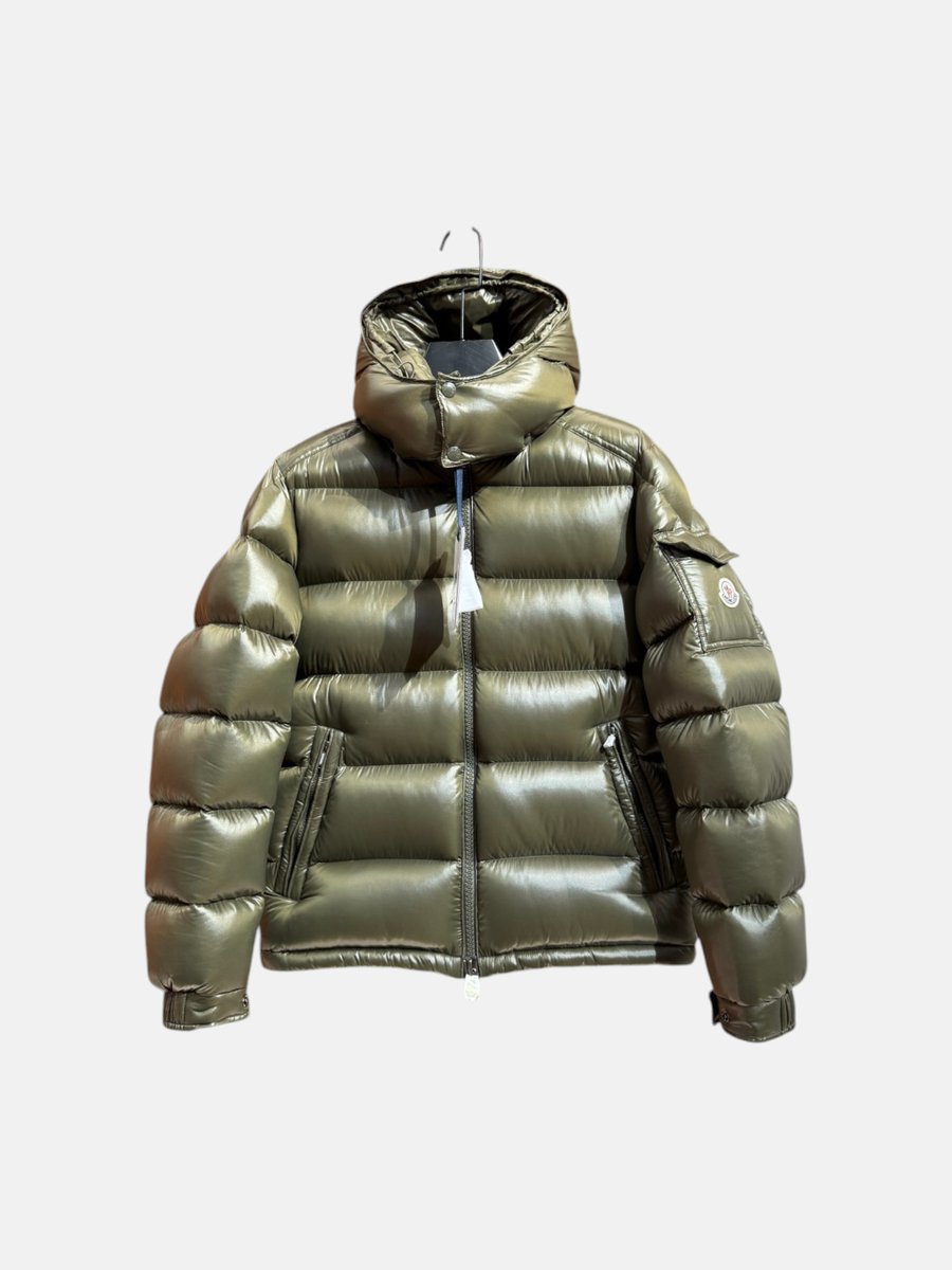 Moncler Puffer Jacket Olive Green