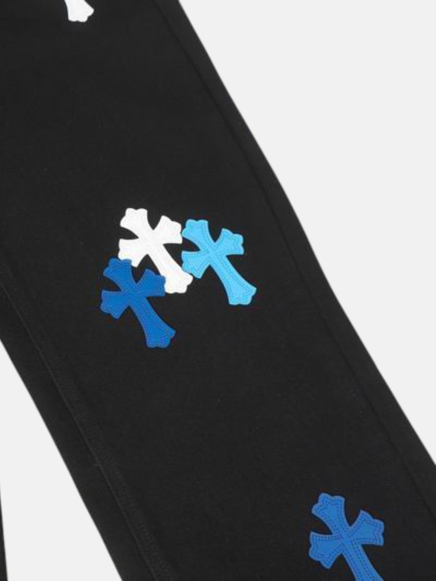 Chrome Chrome Hearts Cobalt Cross Jeans Black – detail view in premium quality with AA+ craftsmanship