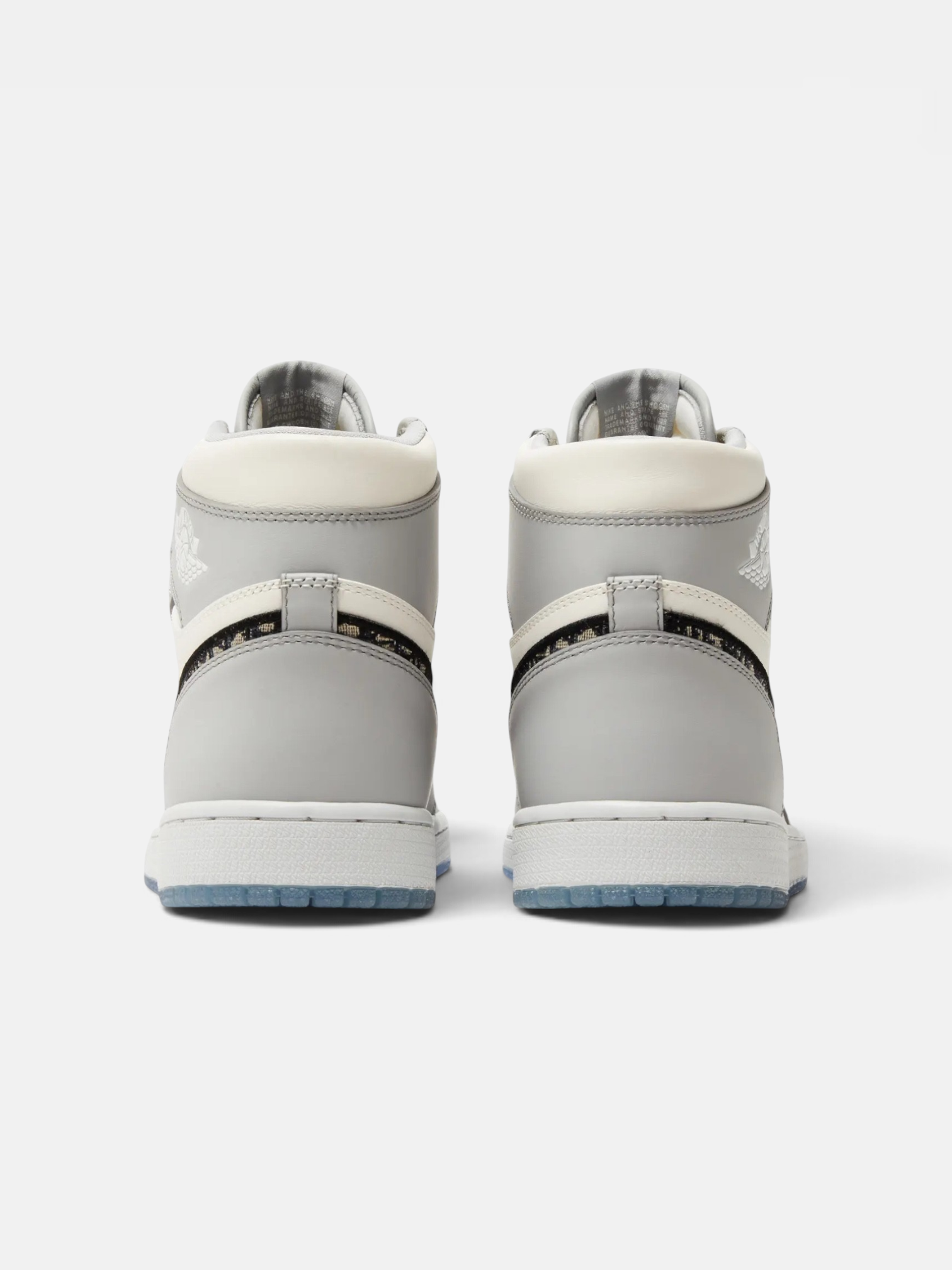 Jordan Jordan 1 Retro High Dior – back view in premium quality with AA+ craftsmanship