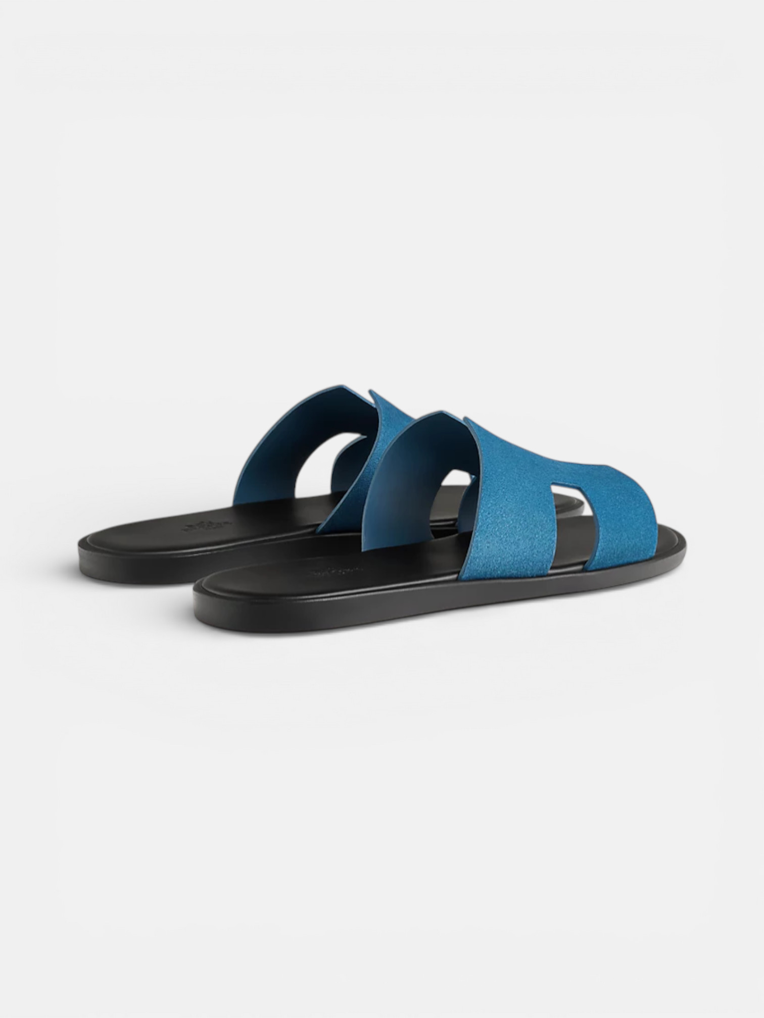 Hermes Hermes Izmir Sandal Bleu Bleuet – close-up detail view in premium quality with AA+ craftsmanship