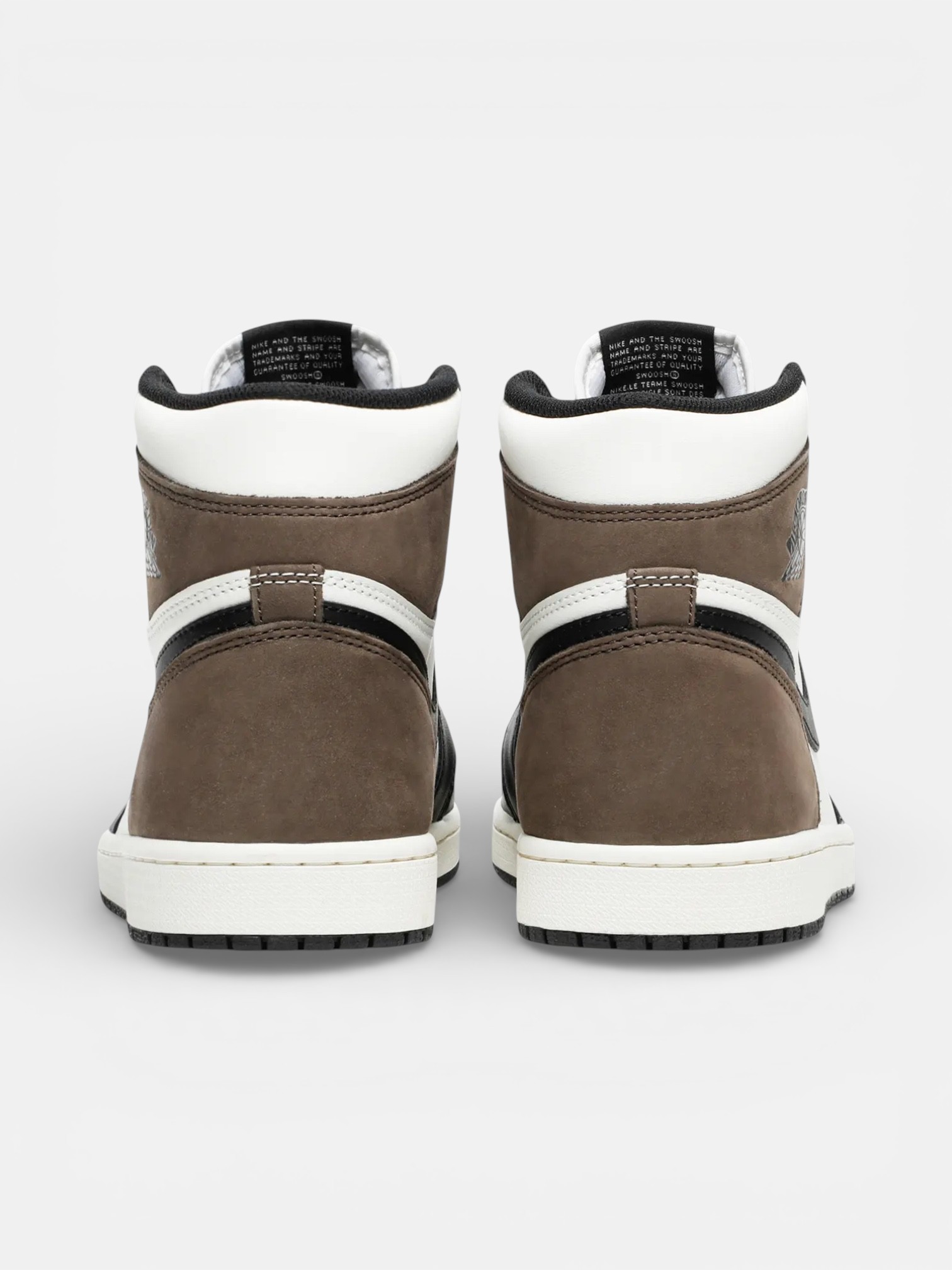 Jordan Jordan 1 Retro High Dark Mocha – detail view in premium quality with AA+ craftsmanship
