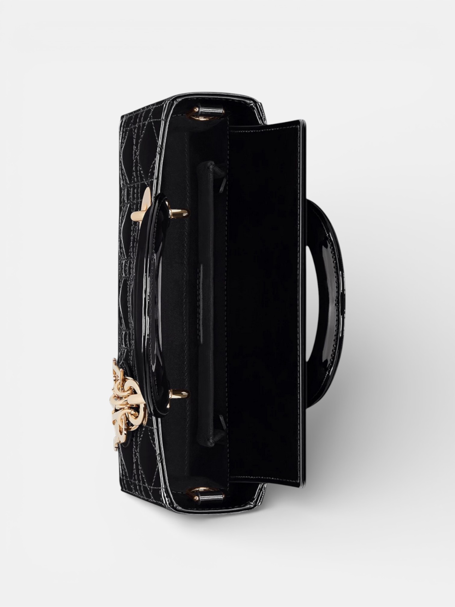 Dior Dior Small Lady D-Joy Bag Black – back view in premium quality with AA+ craftsmanship