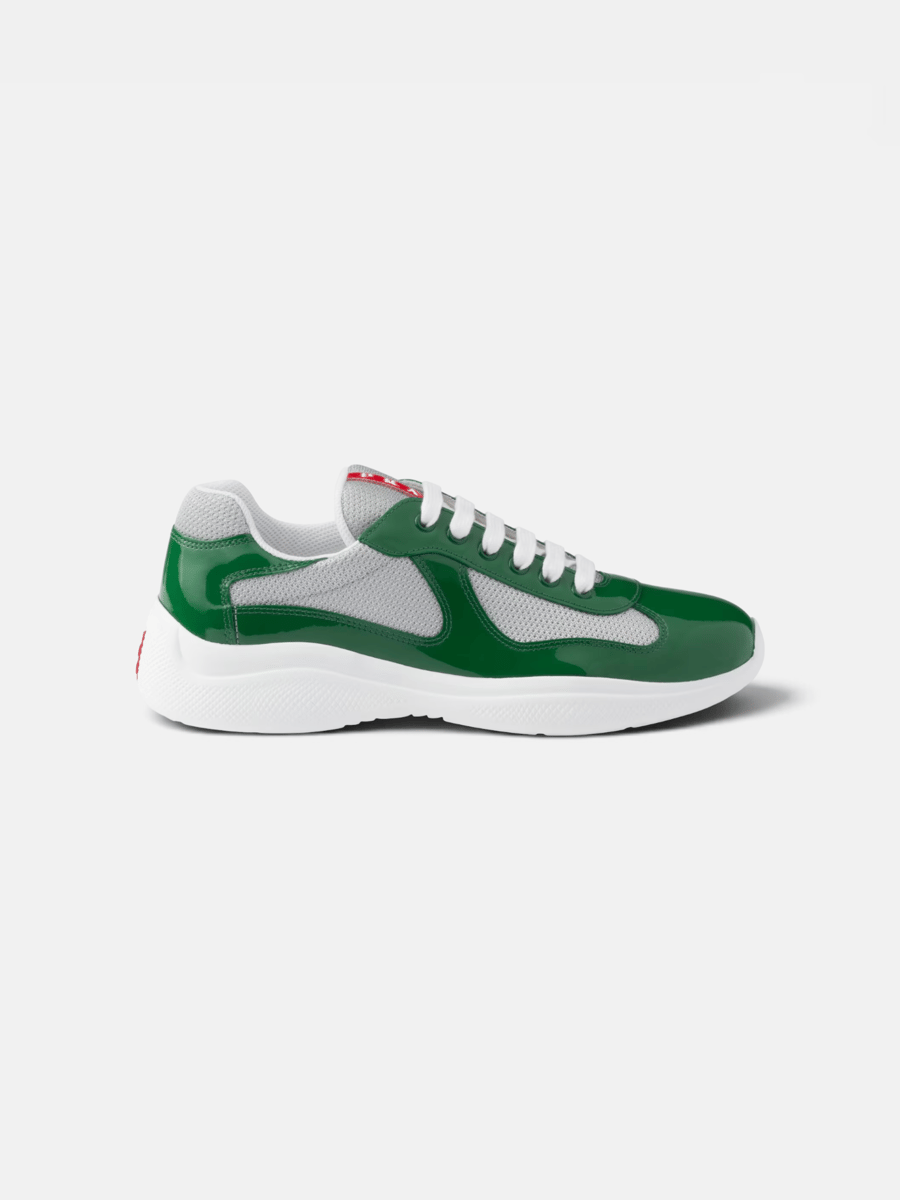 Prada Cups Sneaker White Green