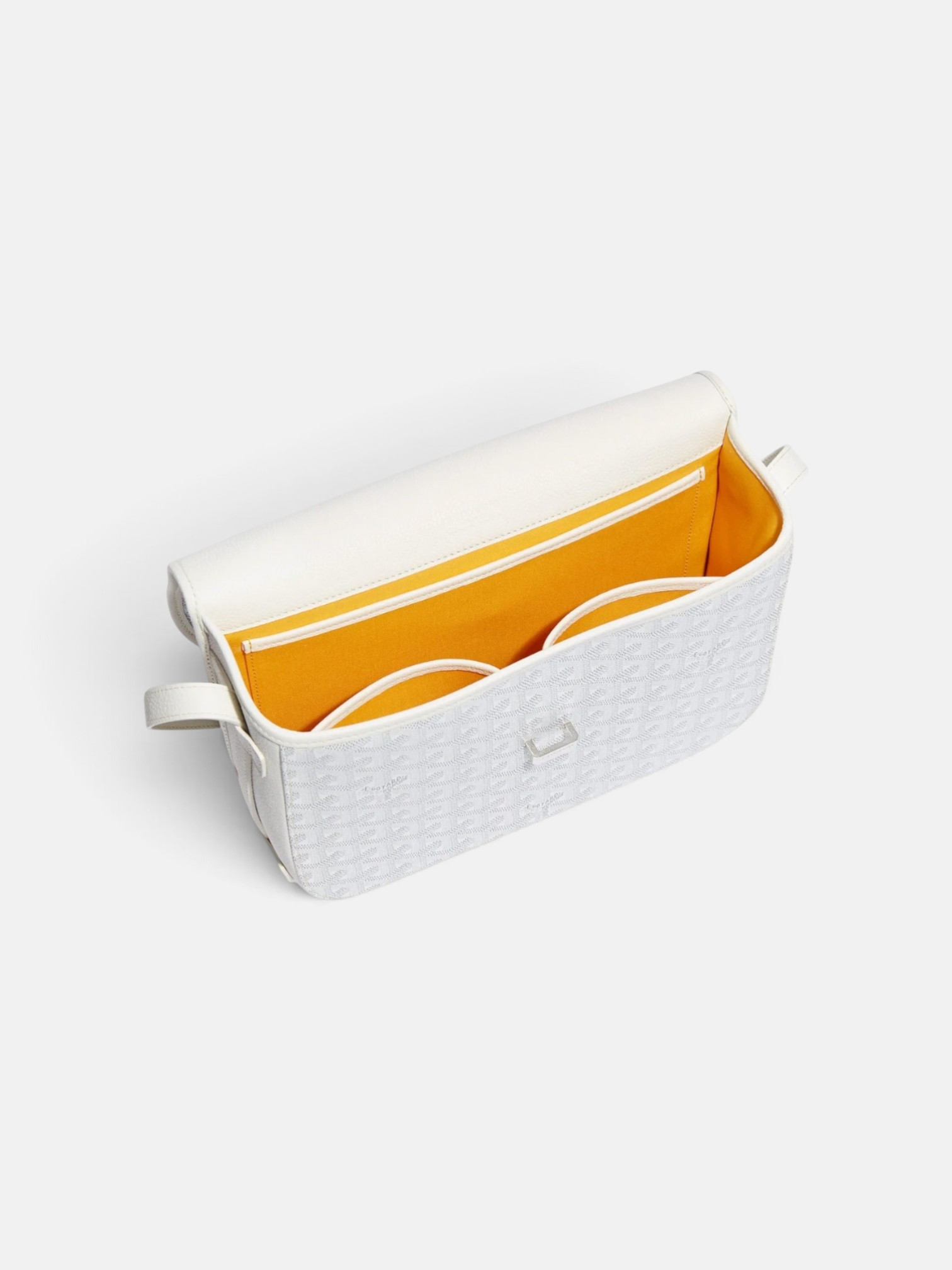 Goyard Goyard Belvedere MM Bag White – close-up detail view in premium quality with AA+ craftsmanship