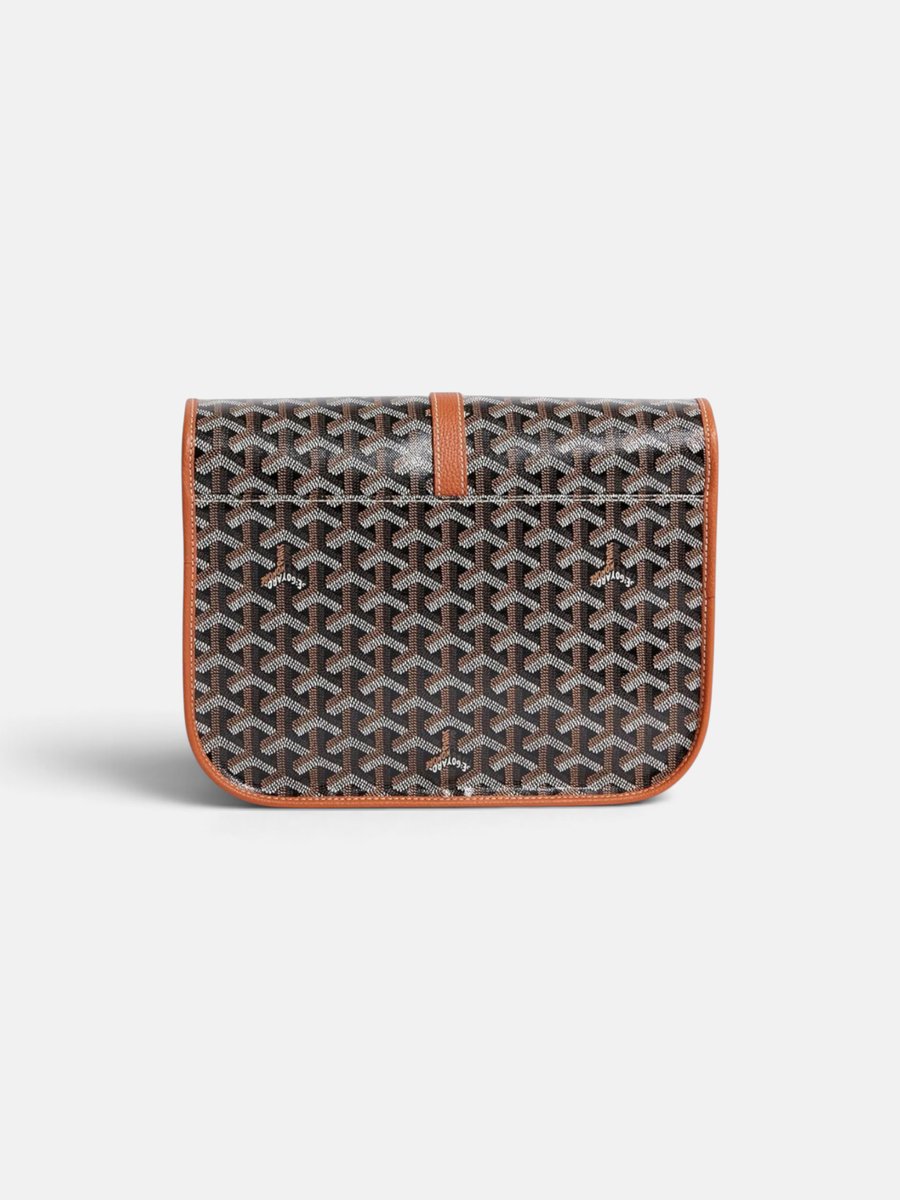 Goyard Belvedere MM Bag Black Tan - Preview