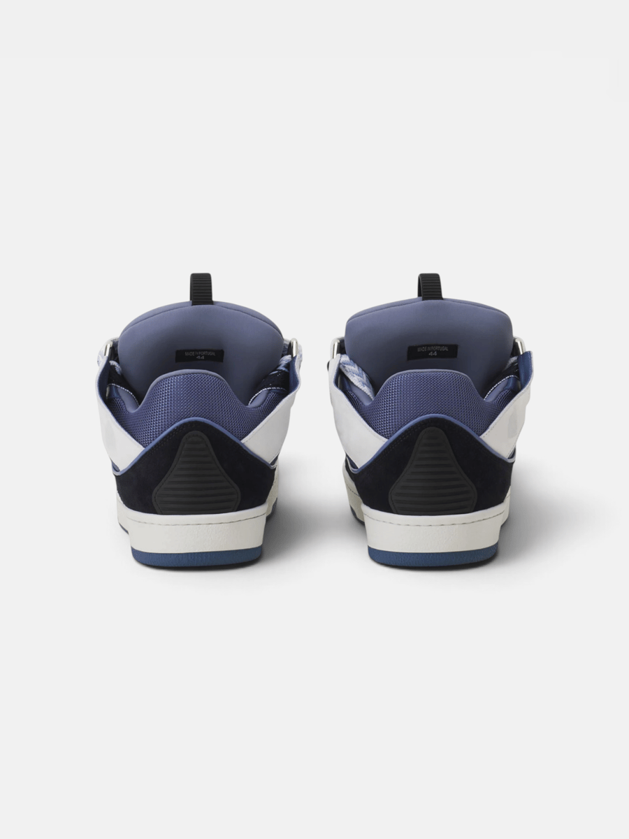 Lanvin Curb Sneaker Black Navy Blue - Preview