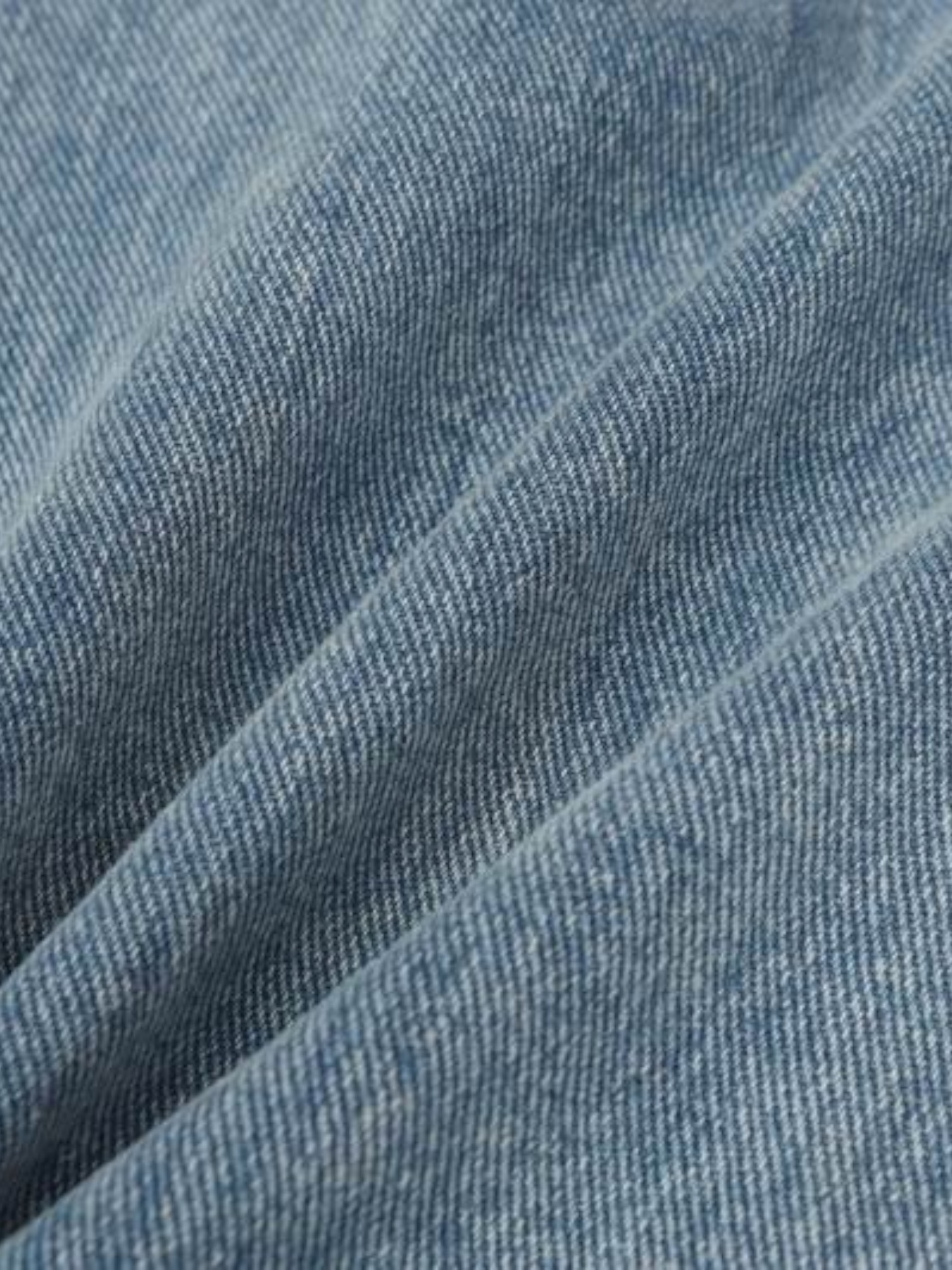 Chrome Chrome Hearts Minimal Cross Jeans Light Blue – detail view in premium quality with AA+ craftsmanship