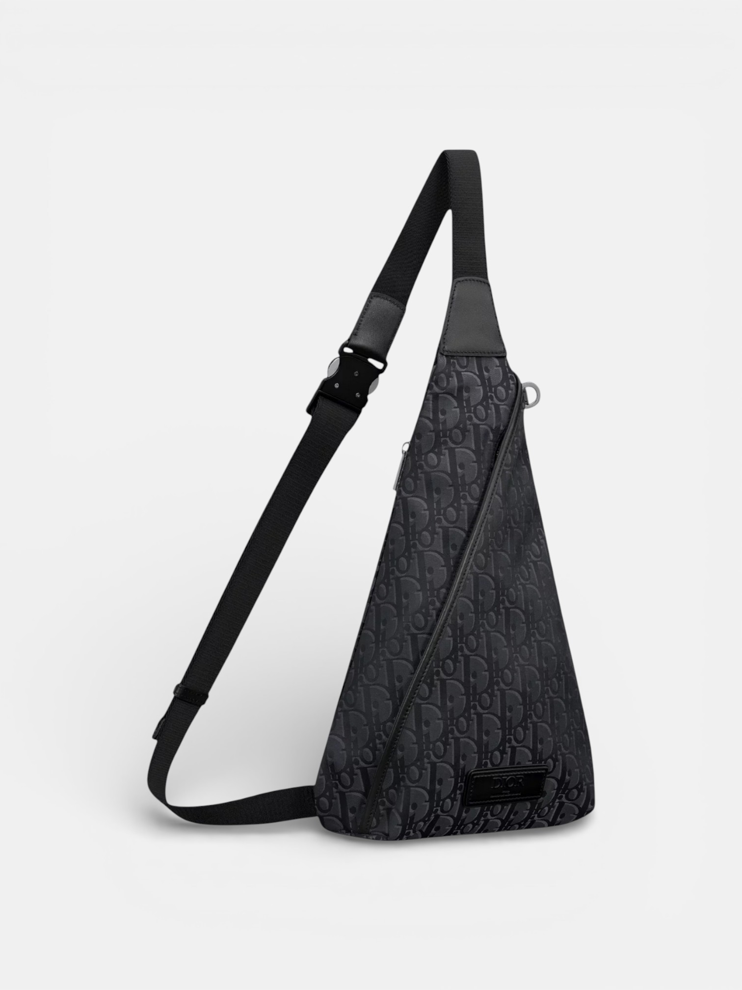 Dior Dior Trek Zipped Sling Bag Black – close-up detail view in premium quality with AA+ craftsmanship