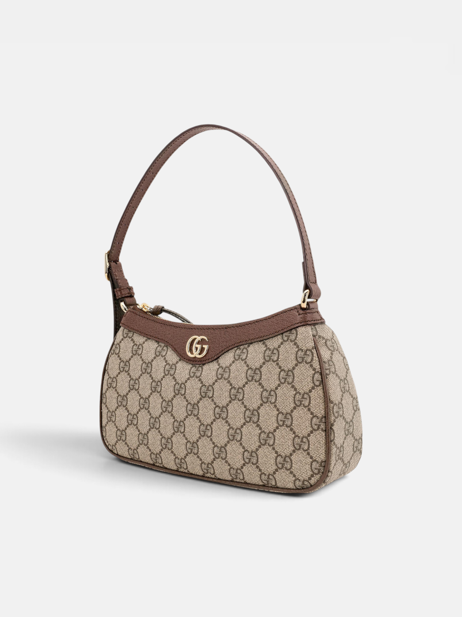 Gucci Gucci Gucci Ophidia Small Handbag Beige Ebony – back view in premium quality with AA+ craftsmanship