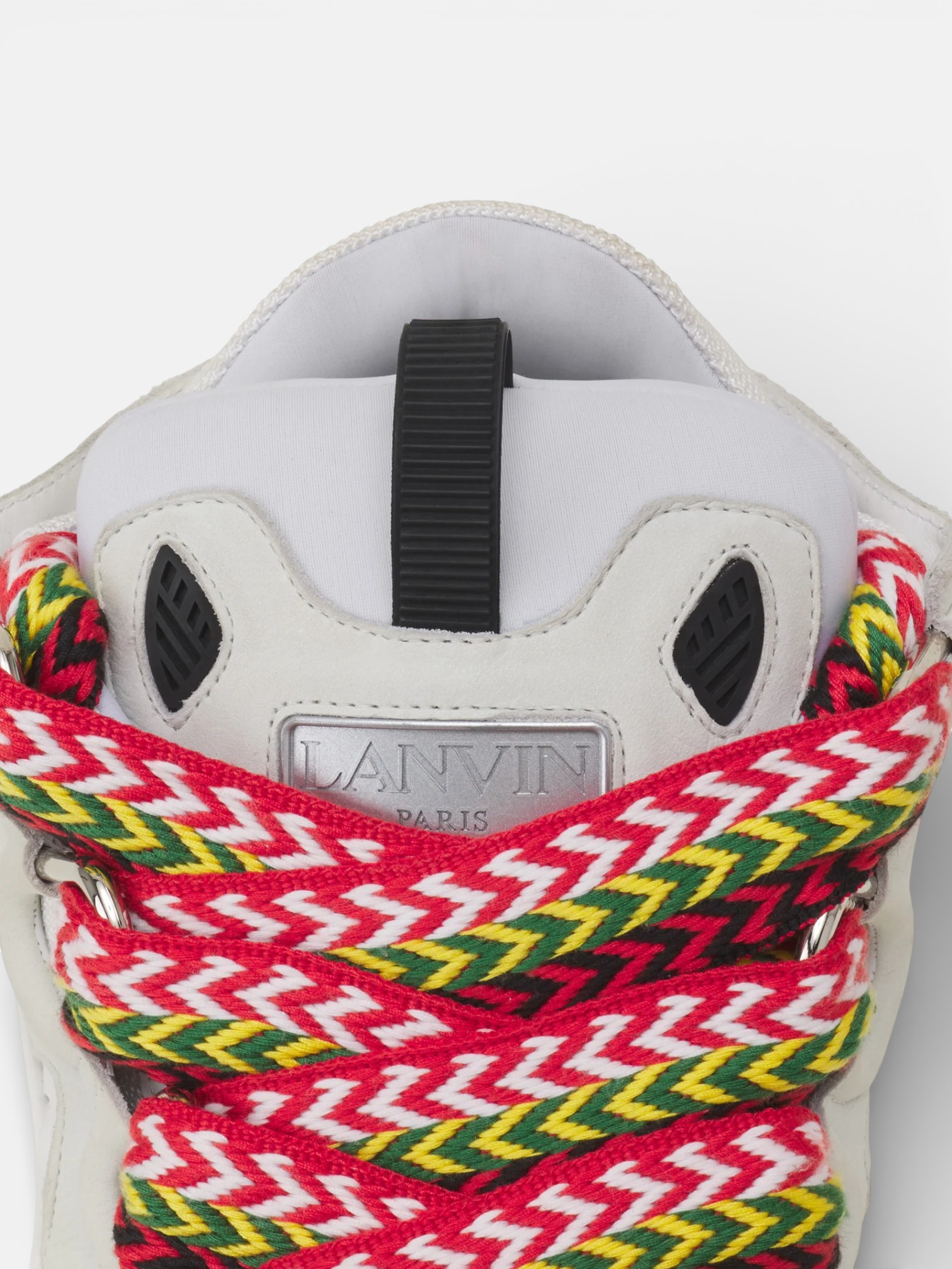 Lanvin Lanvin Curb Sneaker White Blanc – detail view in premium quality with AA+ craftsmanship