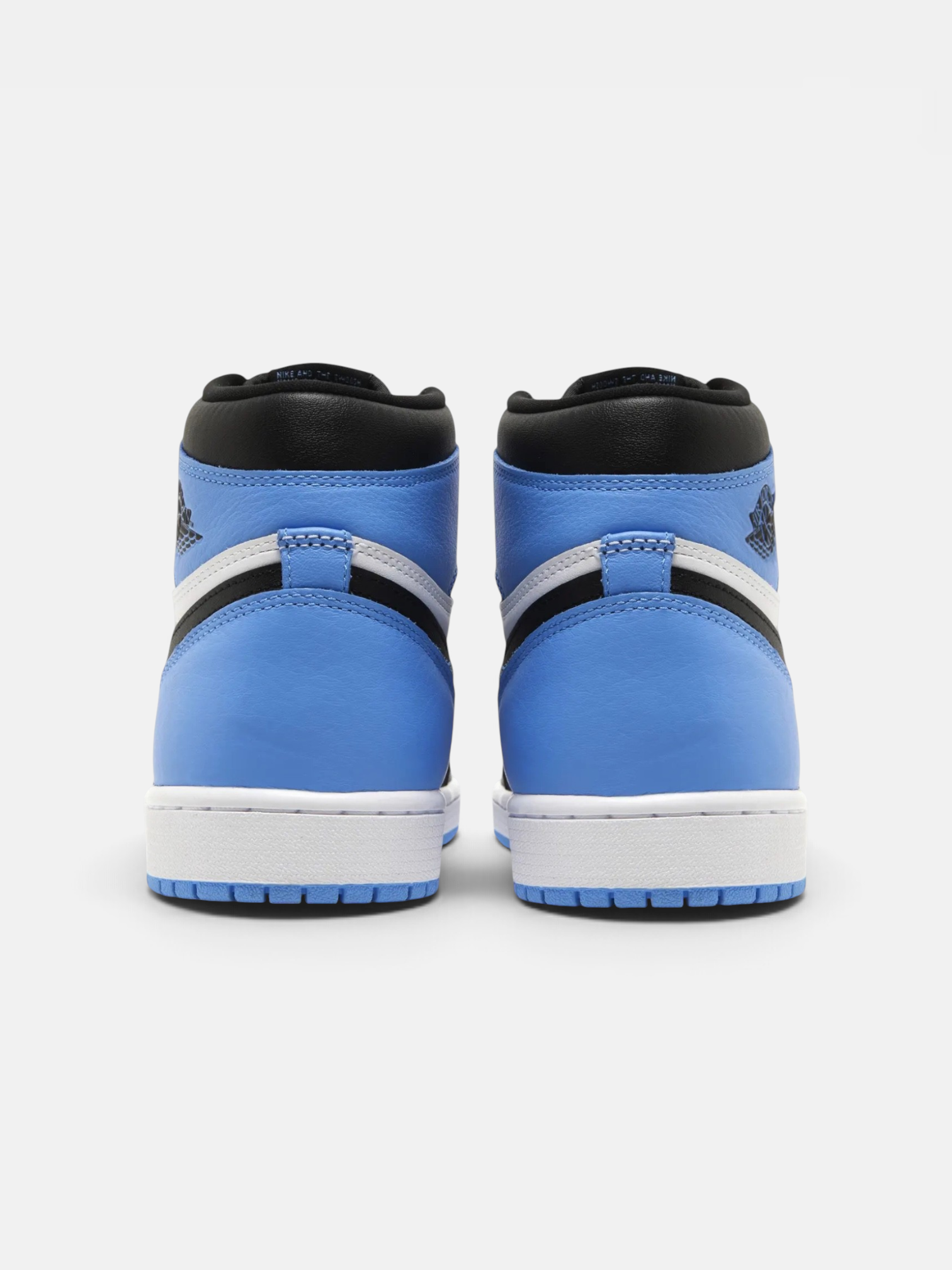 Jordan Jordan 1 Retro High OG UNC Toe – back view in premium quality with AA+ craftsmanship