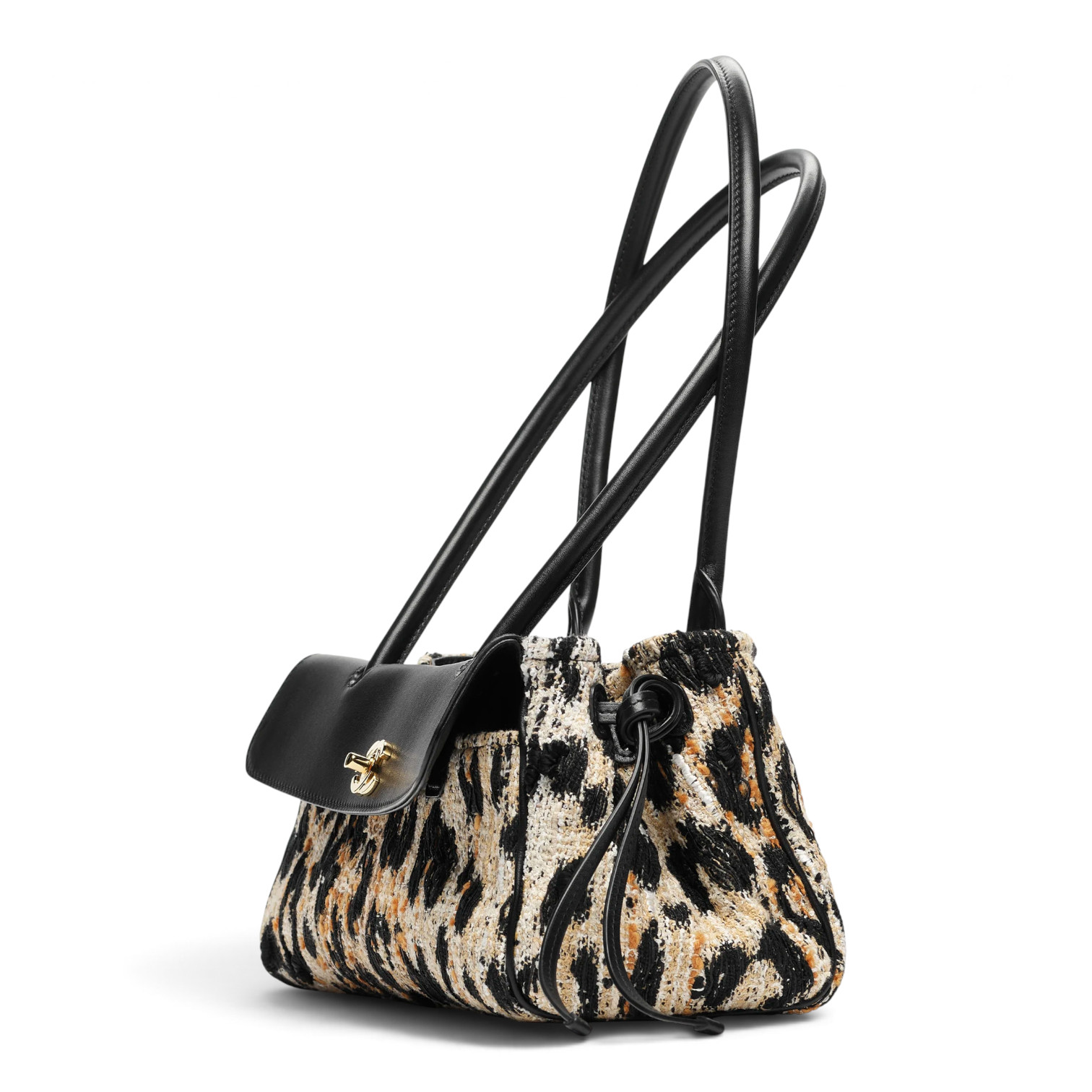 Chanel Chanel Small Tote Grained Calfskin & Gold-Tone Metal Brown – detail view in premium quality with AA+ craftsmanship