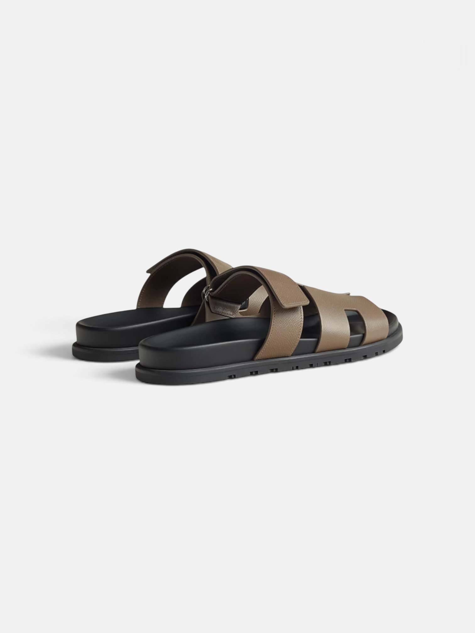 Hermes Hermes Chypre Sandal Etoupe – close-up detail view in premium quality with AA+ craftsmanship