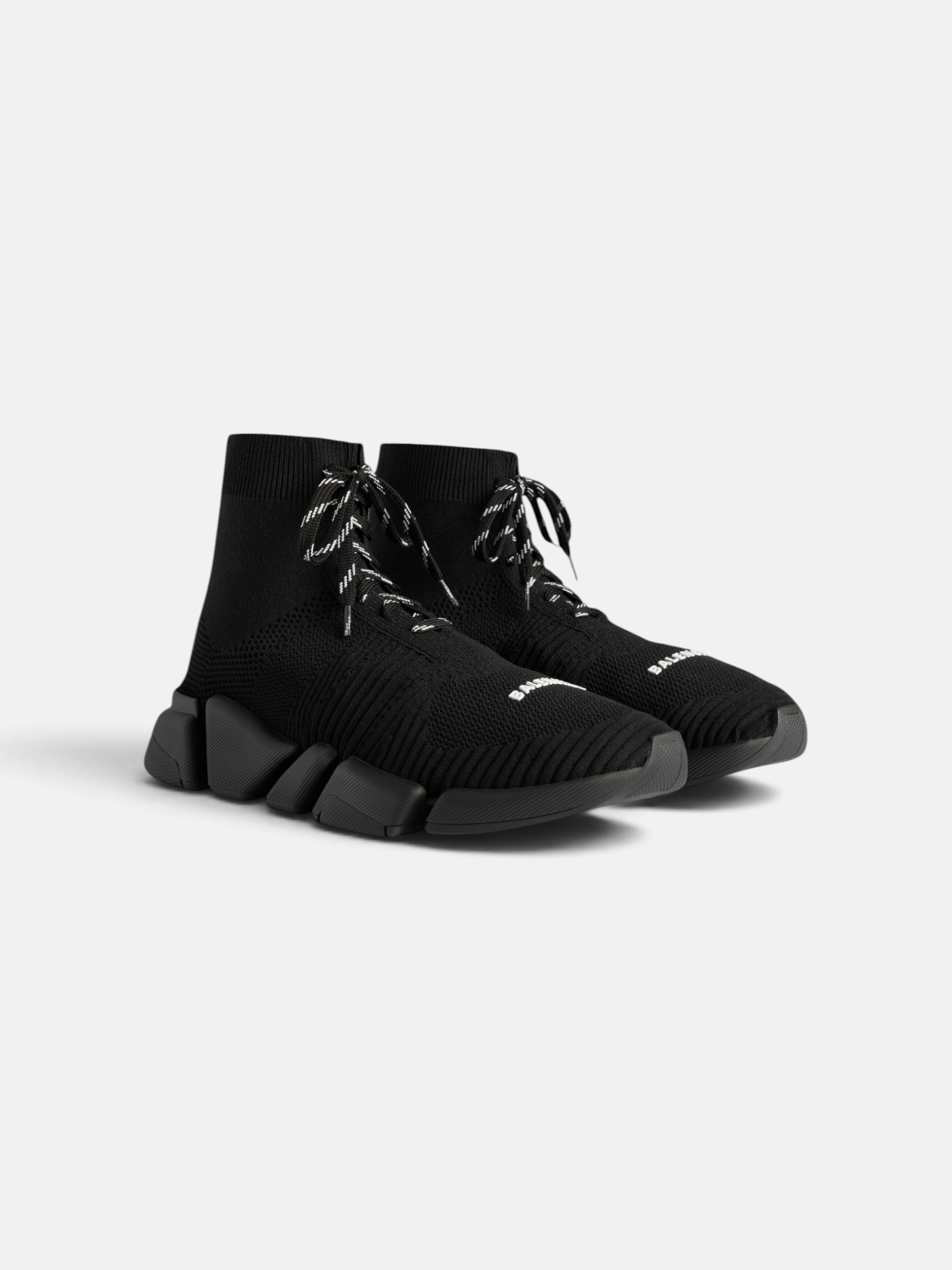 Balenciaga Balenciaga Speed 2.0 Lace-up Black-Sole – close-up detail view in premium quality with AA+ craftsmanship