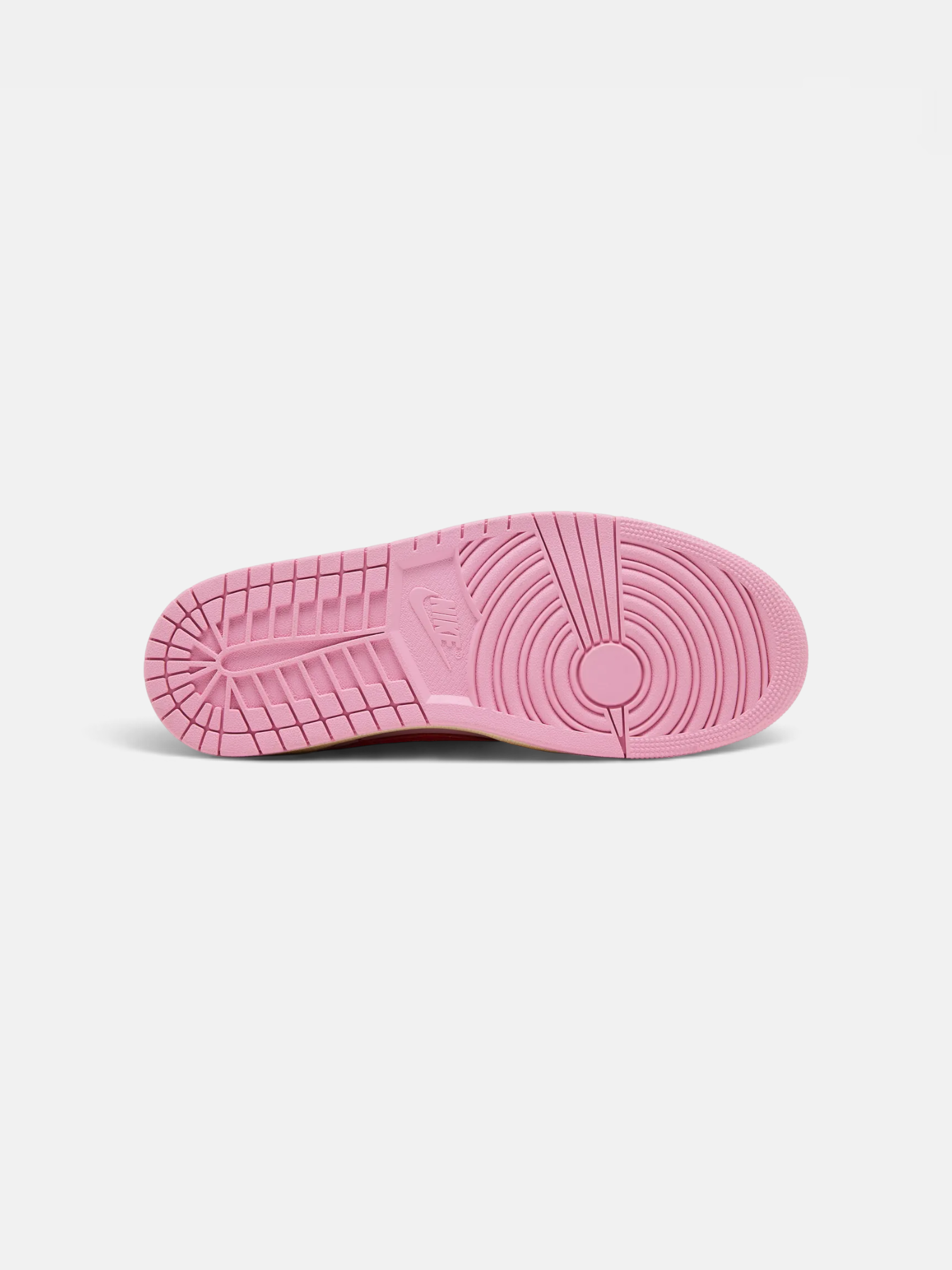 Travis Travis Scott x Air Jordan 1 Retro Low Sail Tropical Pink – close-up detail view in premium quality with AA+ craftsmanship
