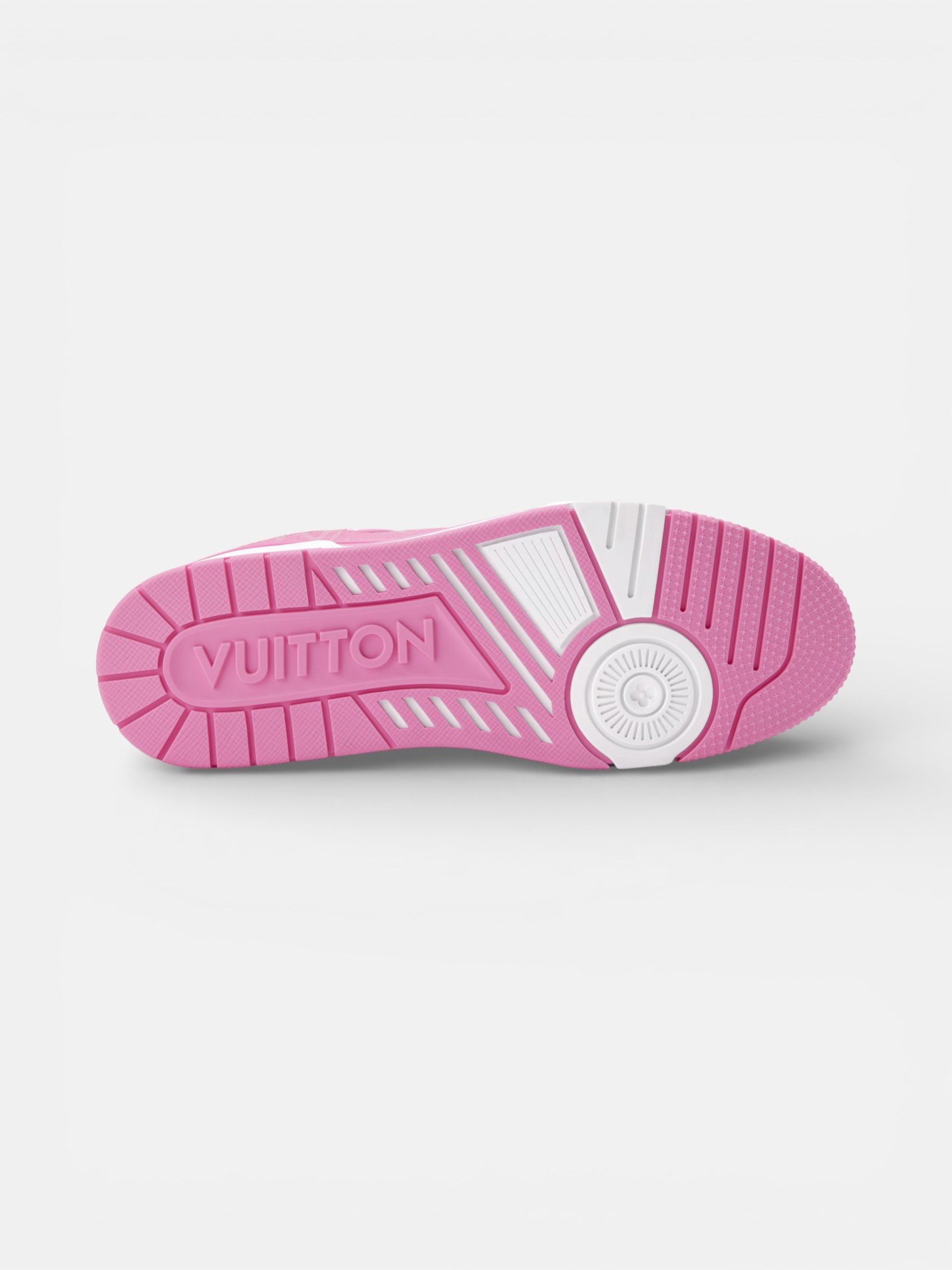 Louis Louis Vuitton Trainer Pink – detail view in premium quality with AA+ craftsmanship