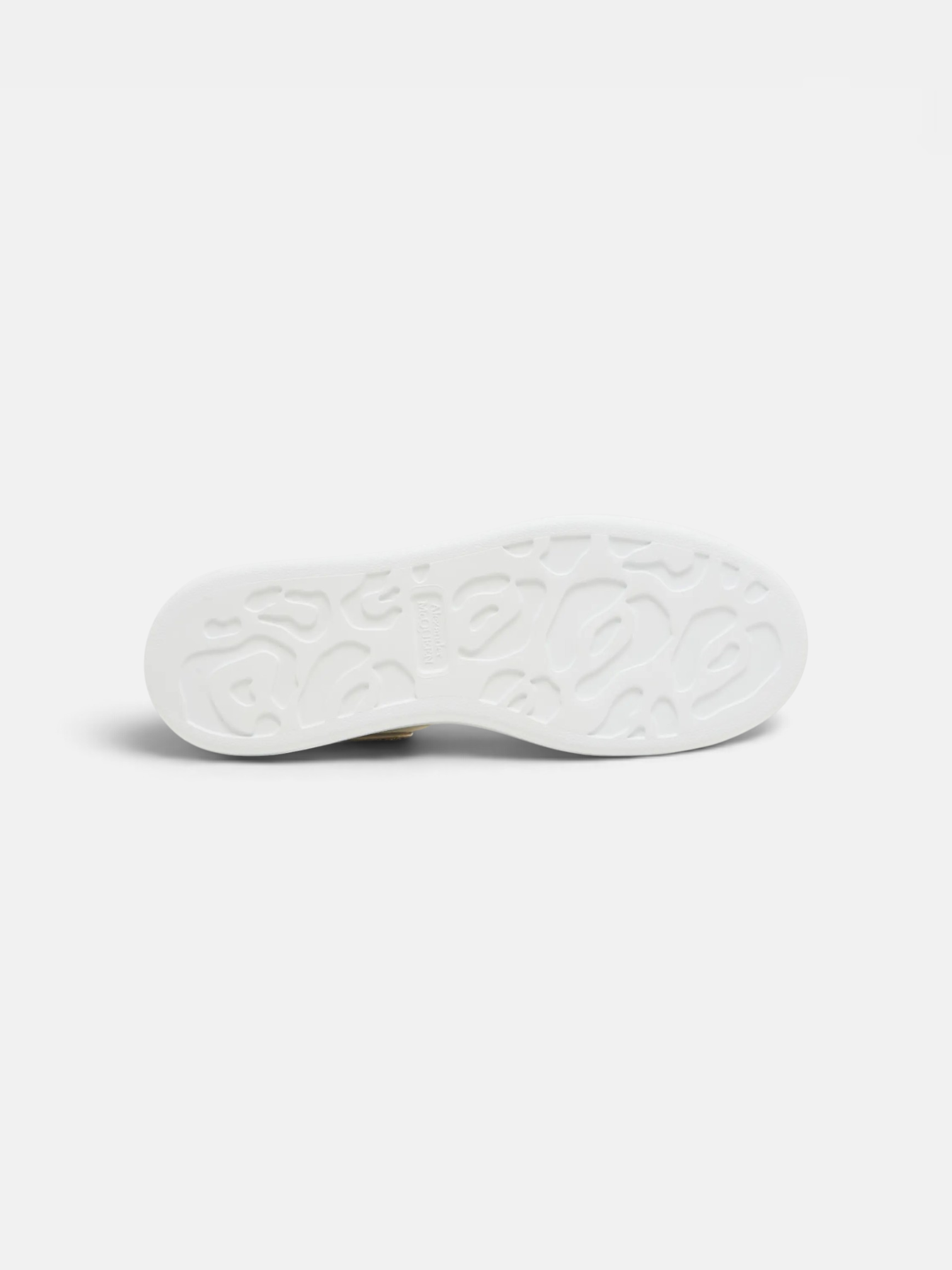 Alexander Alexander McQueen Sneaker White Calico Glitter – close-up detail view in premium quality with AA+ craftsmanship
