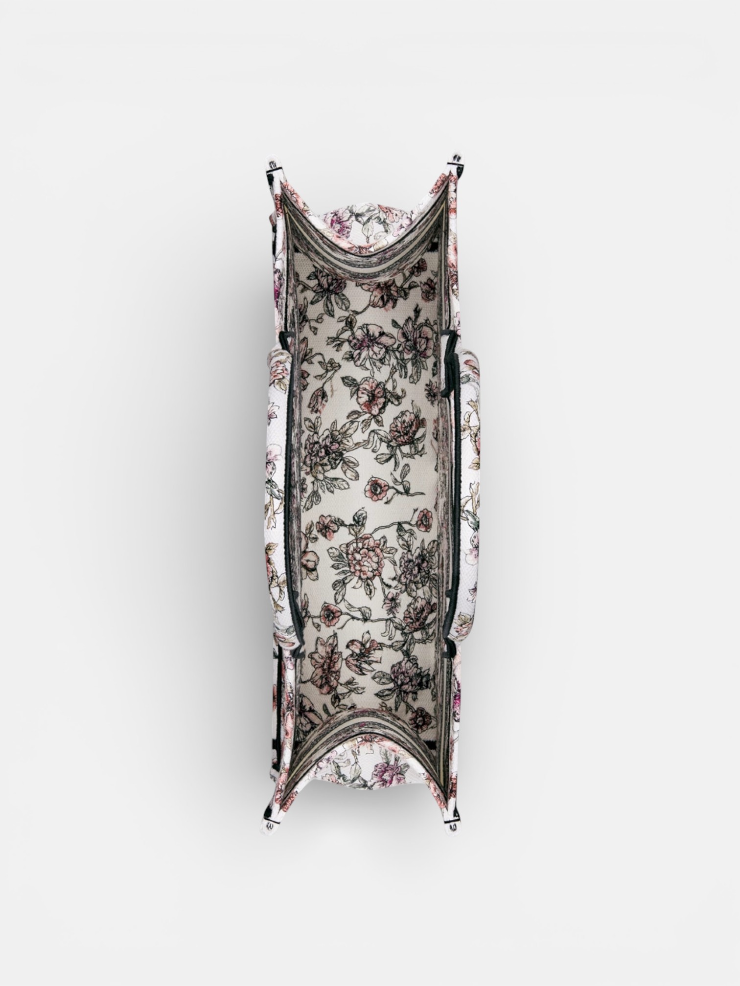 Dior Dior Book Tote Large Pink Souvenir – back view in premium quality with AA+ craftsmanship