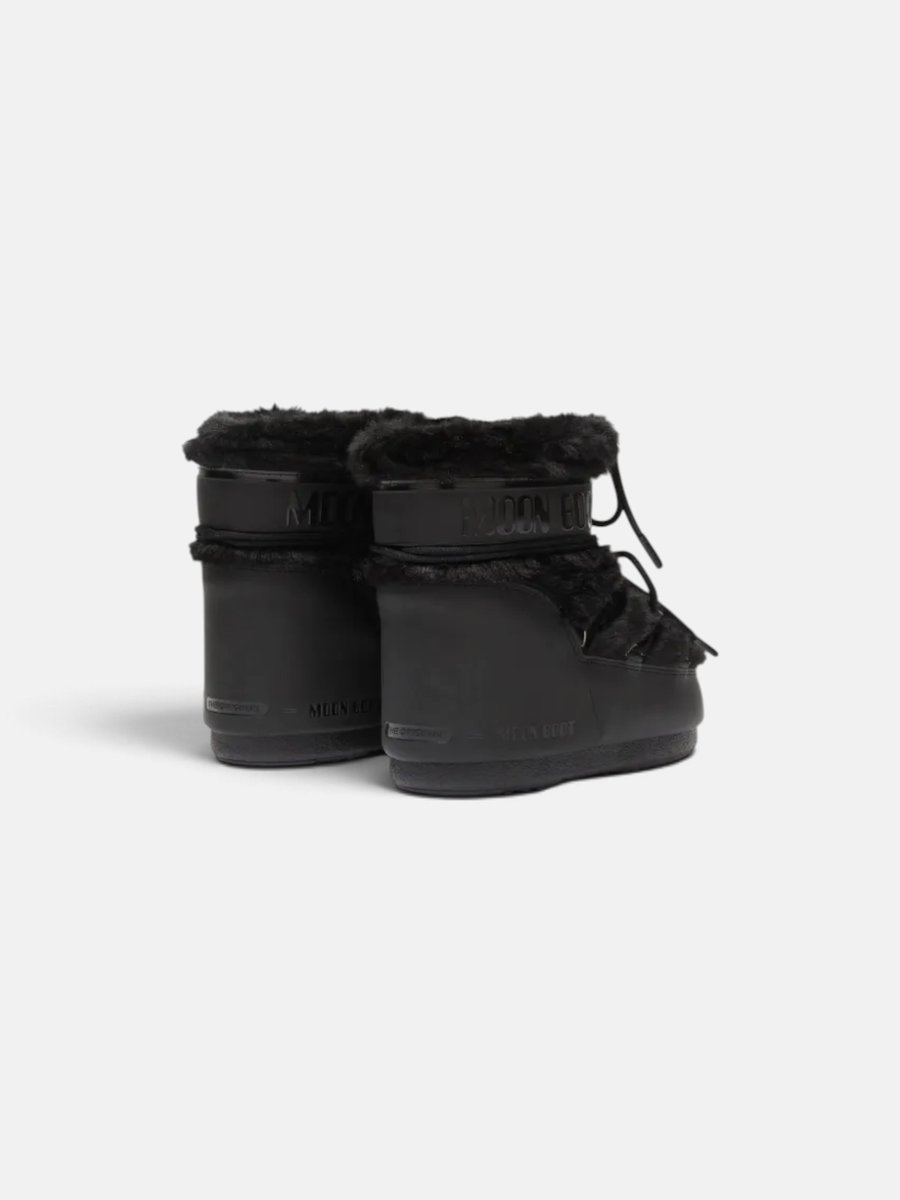 Moon Boot Icon Low Faux-Fur Boots Black - Image 2