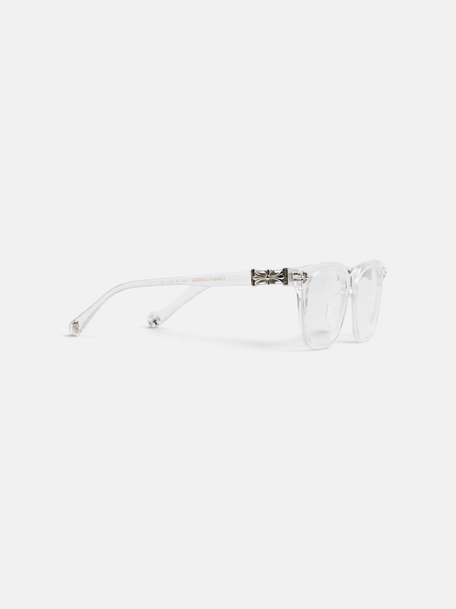 Chrome Chrome Hearts Glasses White – back view in premium quality with AA+ craftsmanship