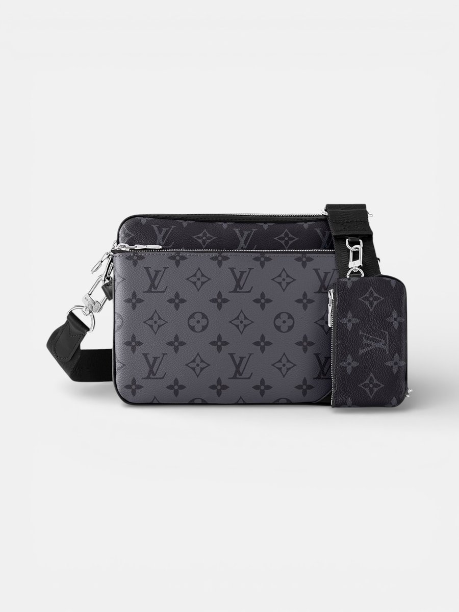 Louis Vuitton Trio Messenger Bag Monogram Eclipse