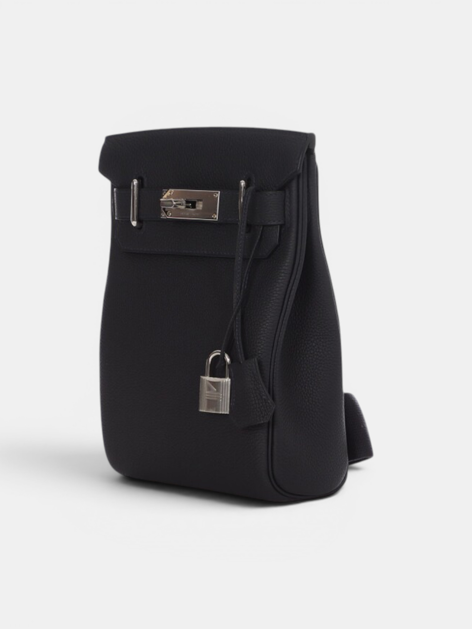 Hermes Hermes Side-Bag Black – back view in premium quality with AA+ craftsmanship